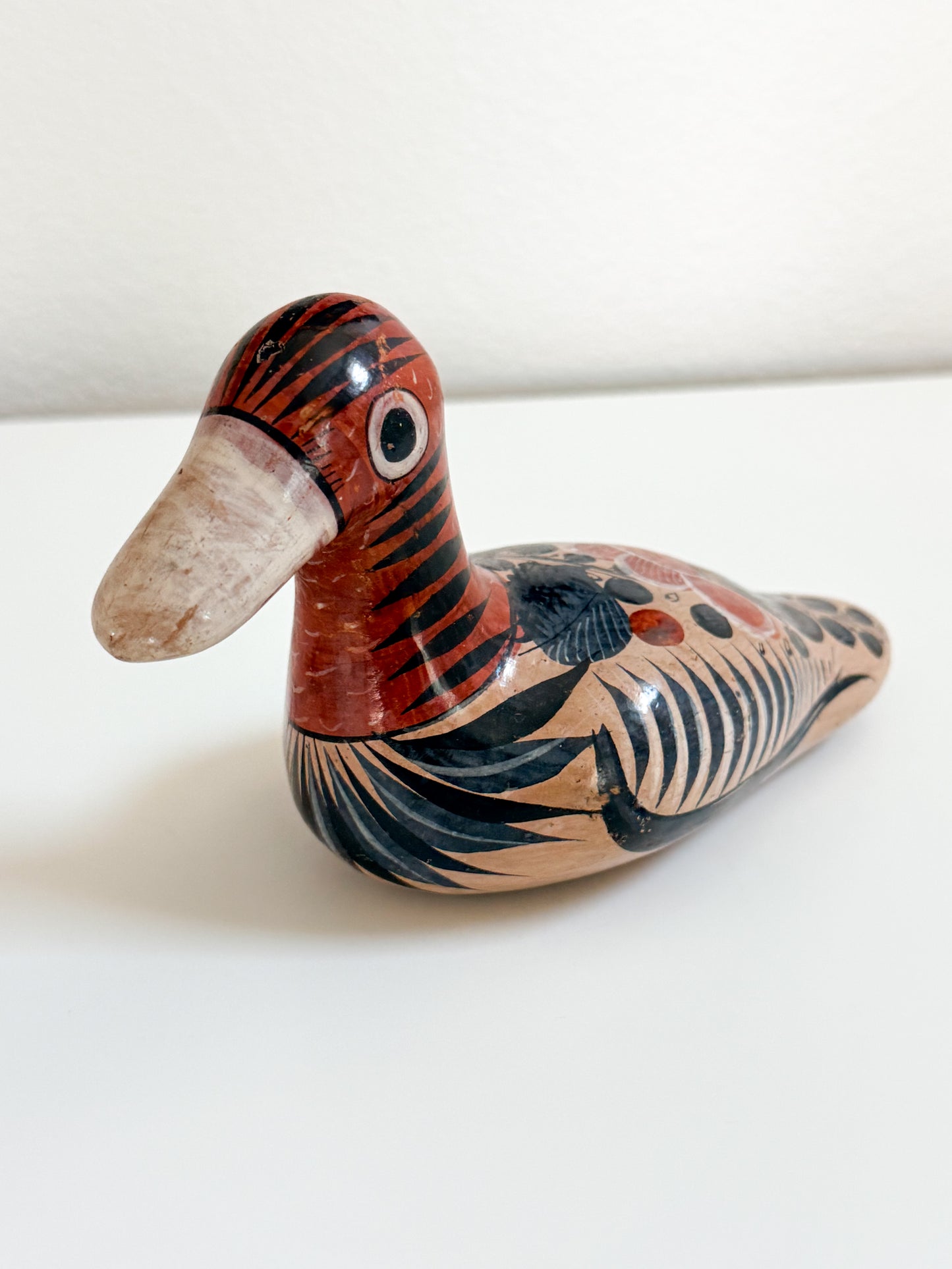 Vintage Tonala Duck Figurine