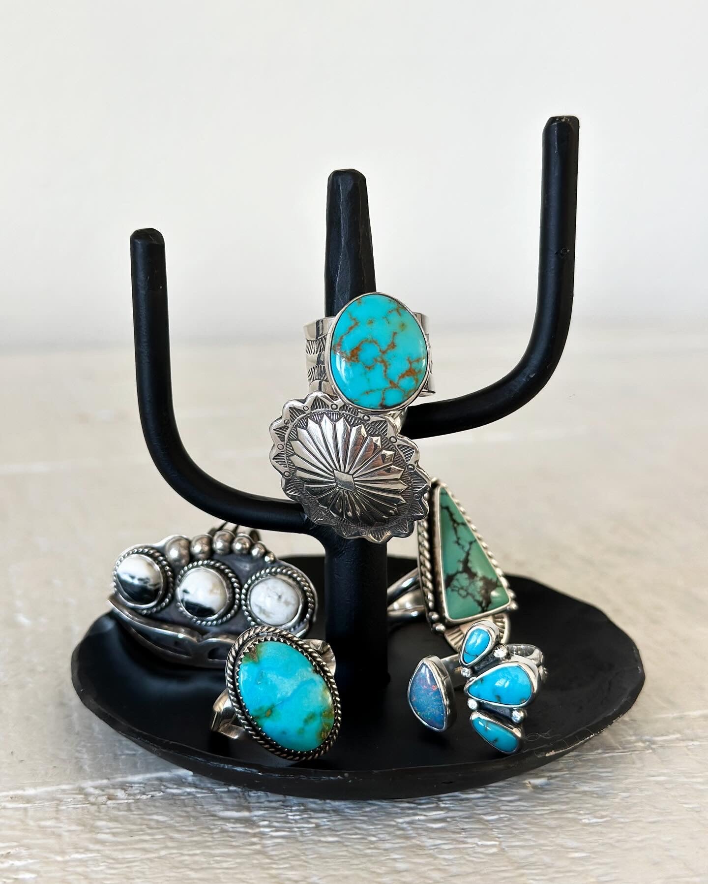 Black Cactus Ring Dish