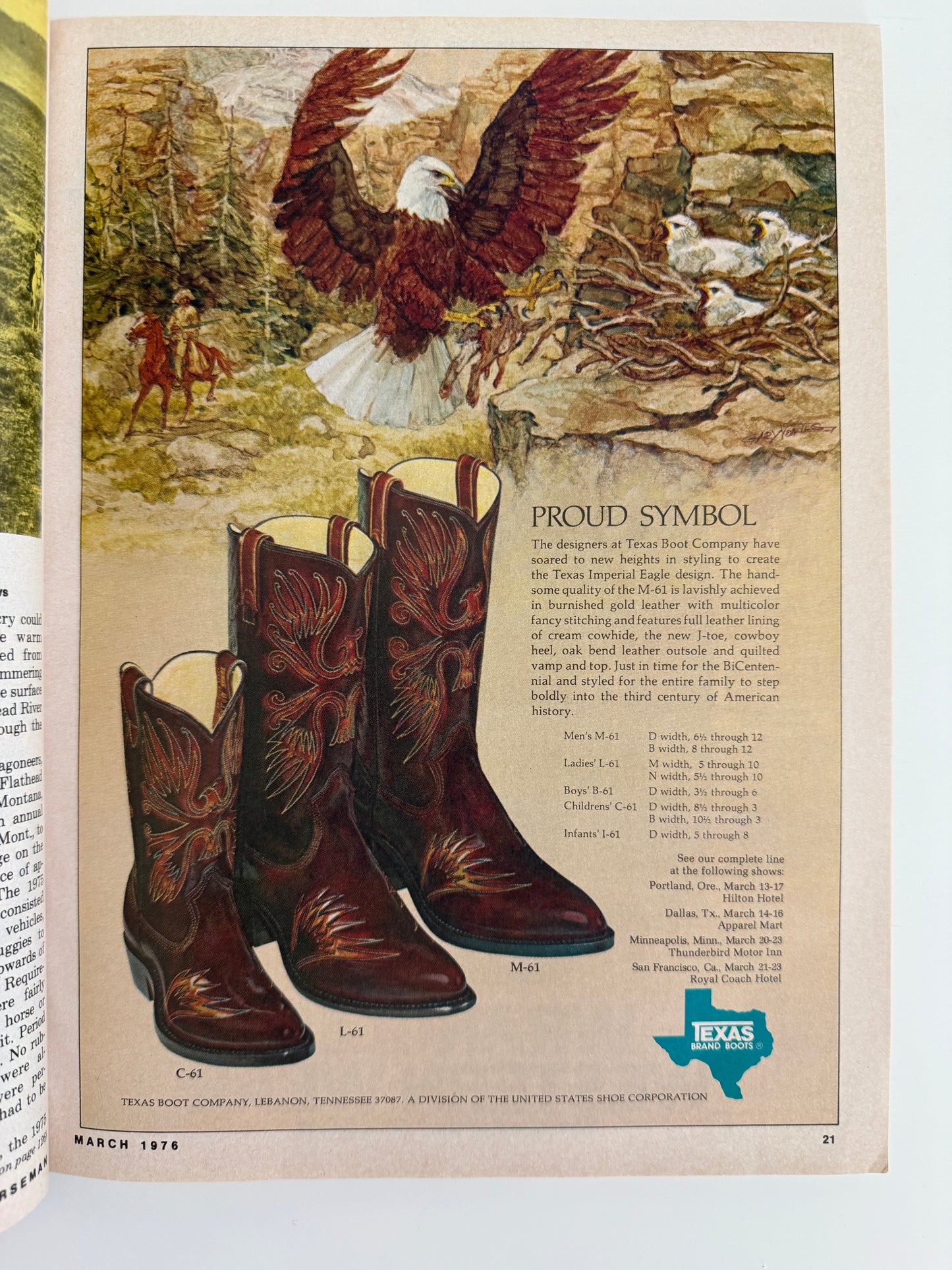 Vintage Western Horseman Magazine 1976