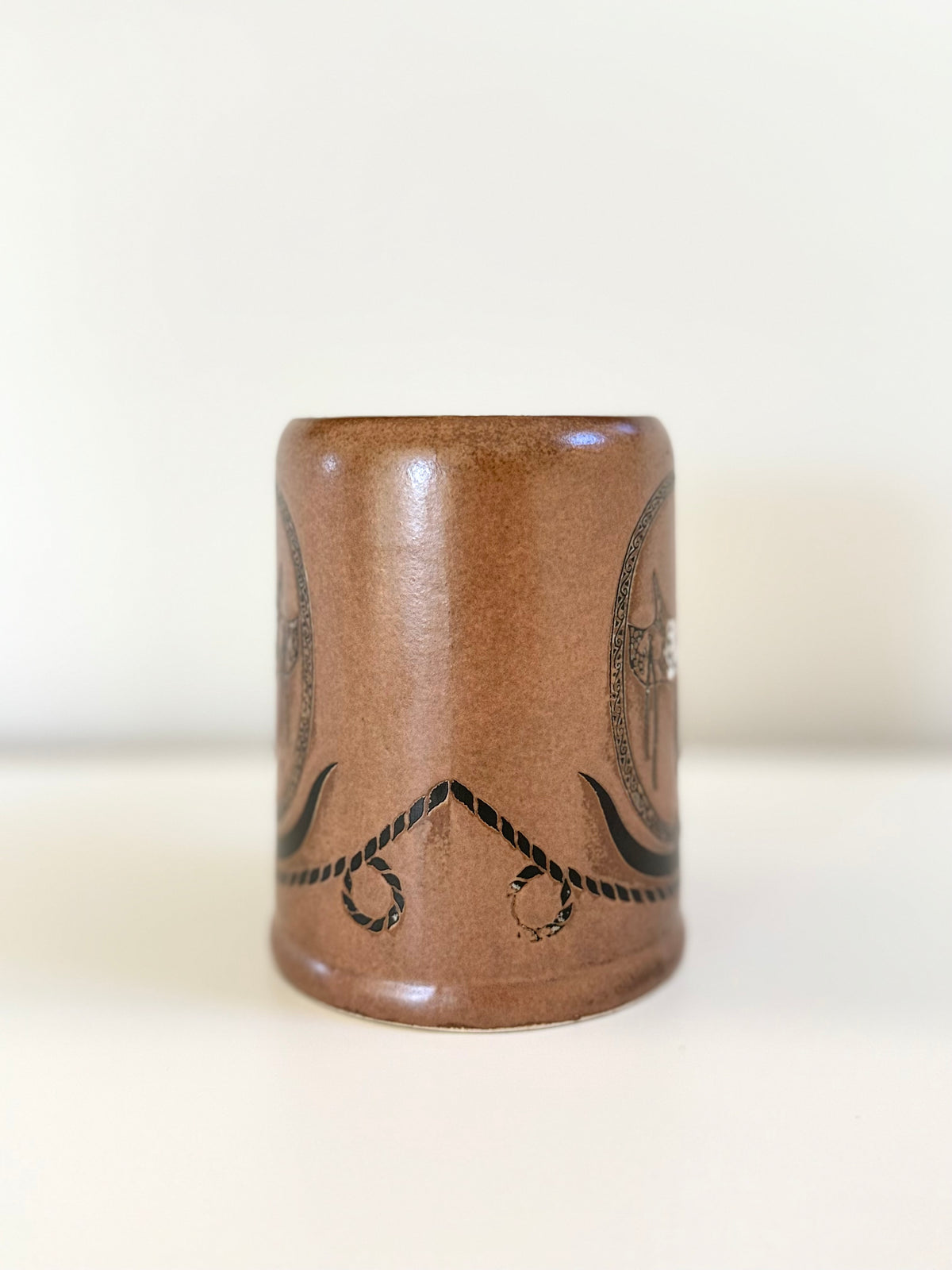 Vintage Western Saddle Mug