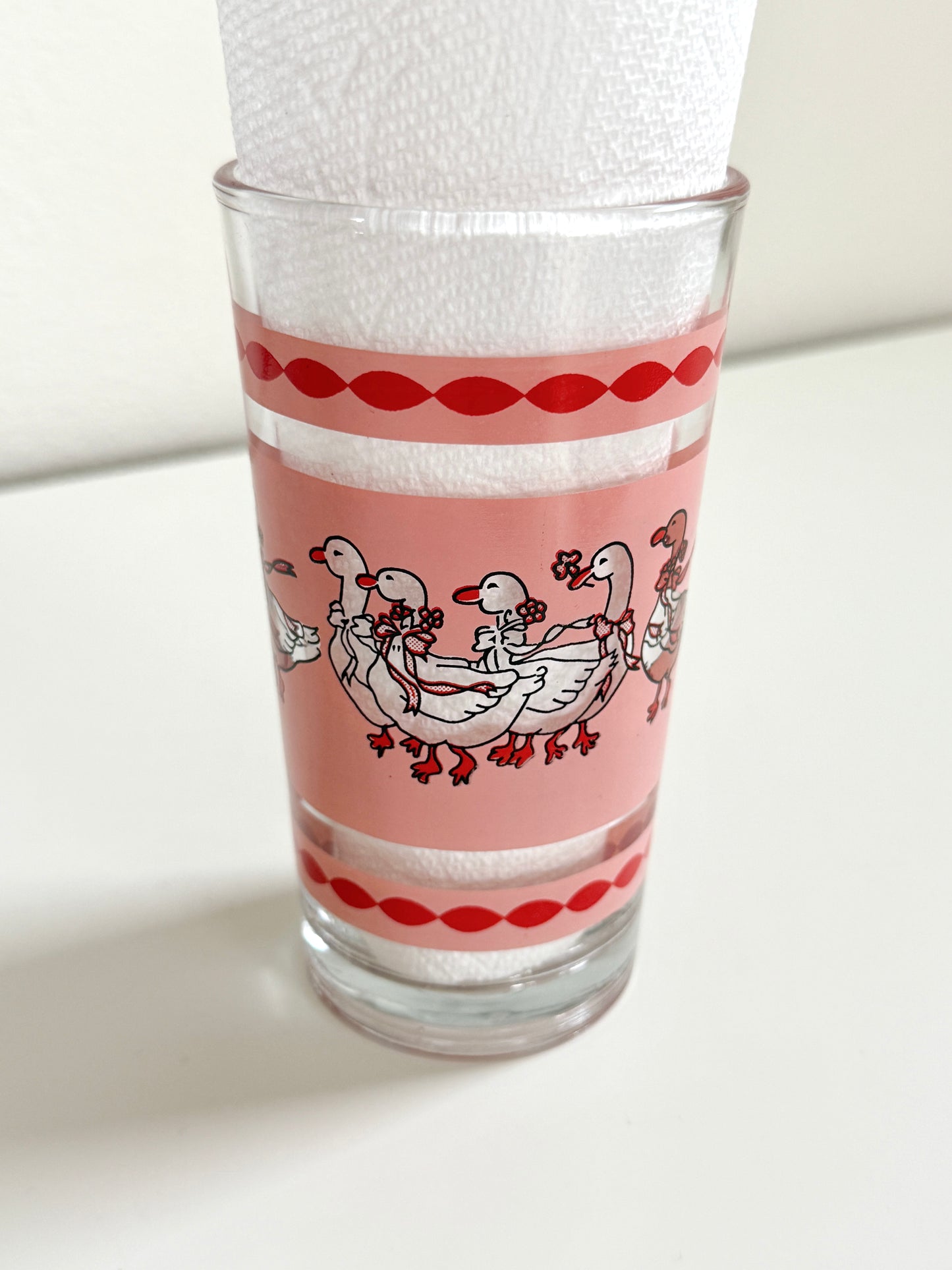 Vintage Duck Glass