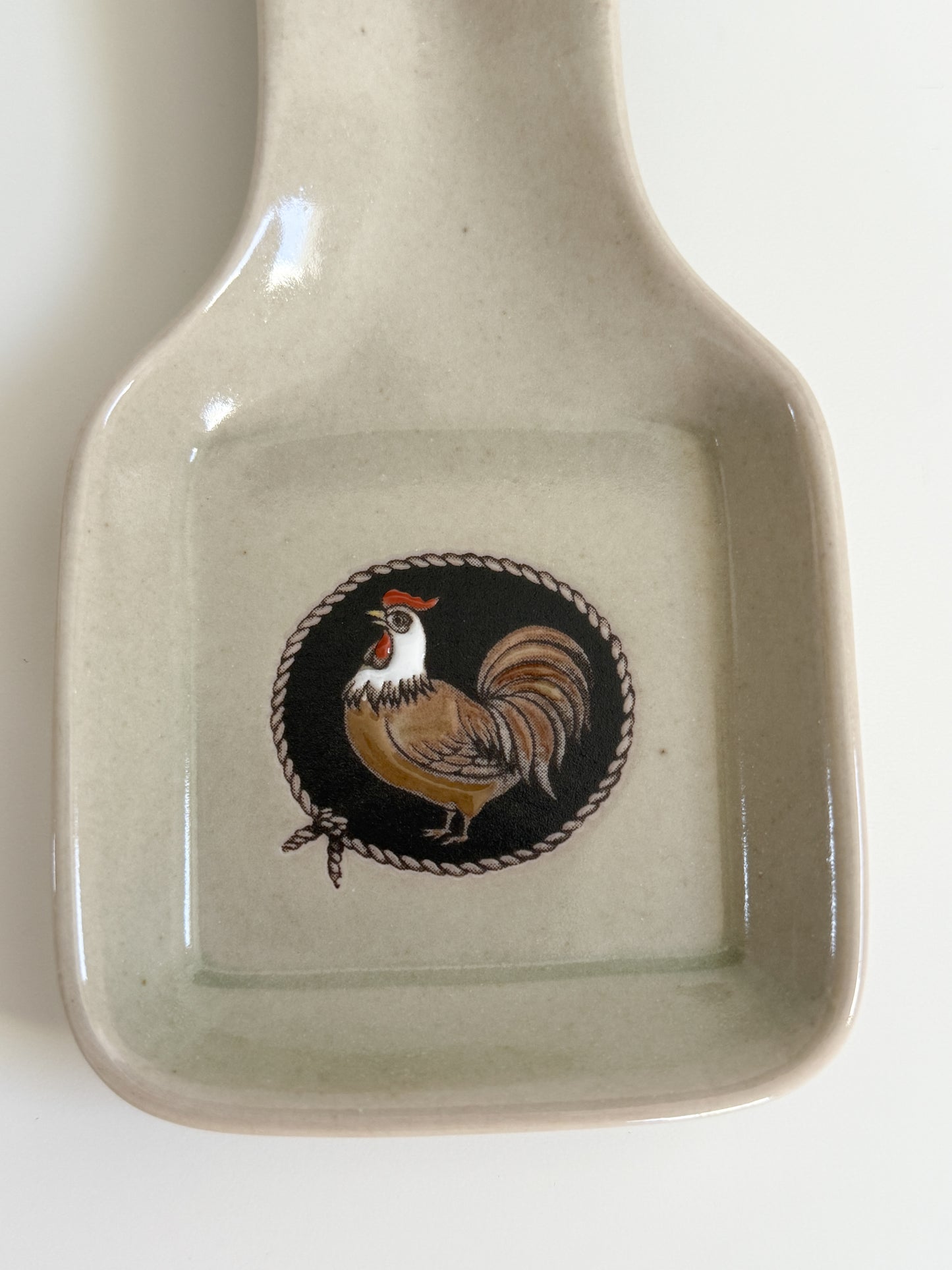 Vintage Otagiri Rooster Spoon Rest