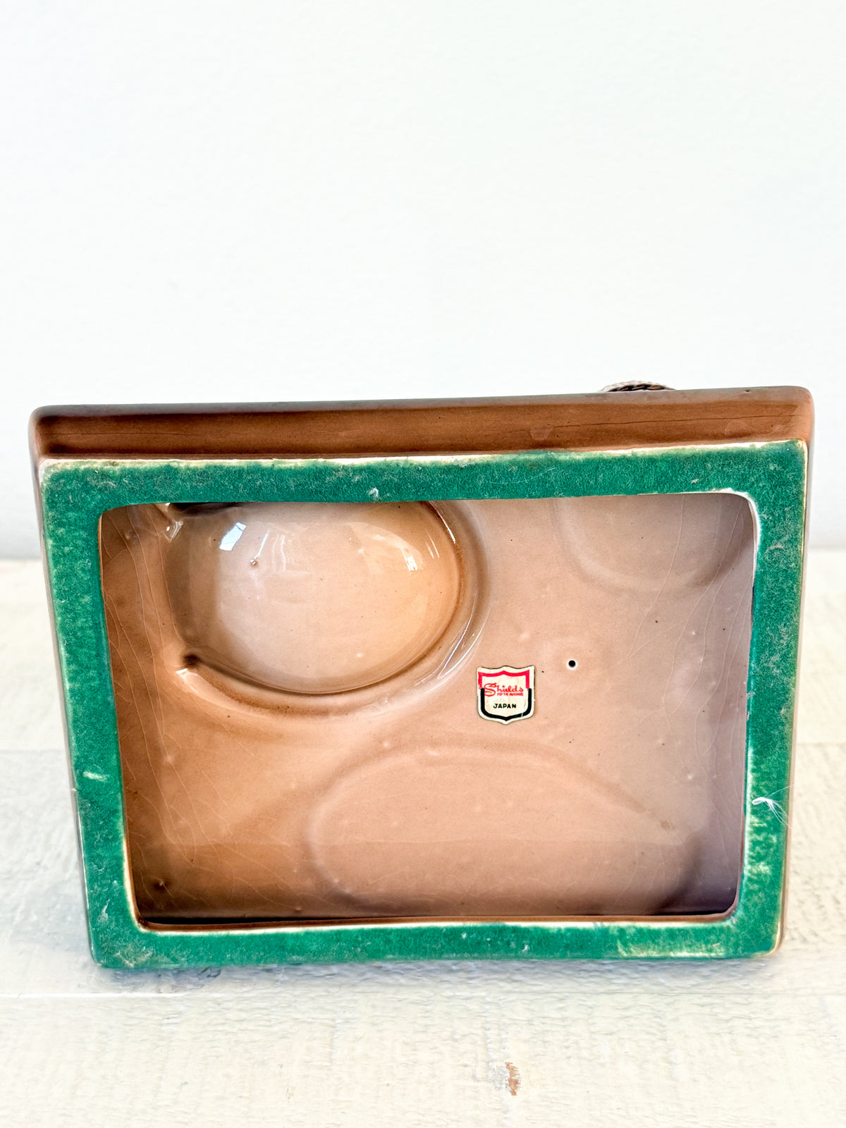 Vintage Ceramic Horse Desk Organizer