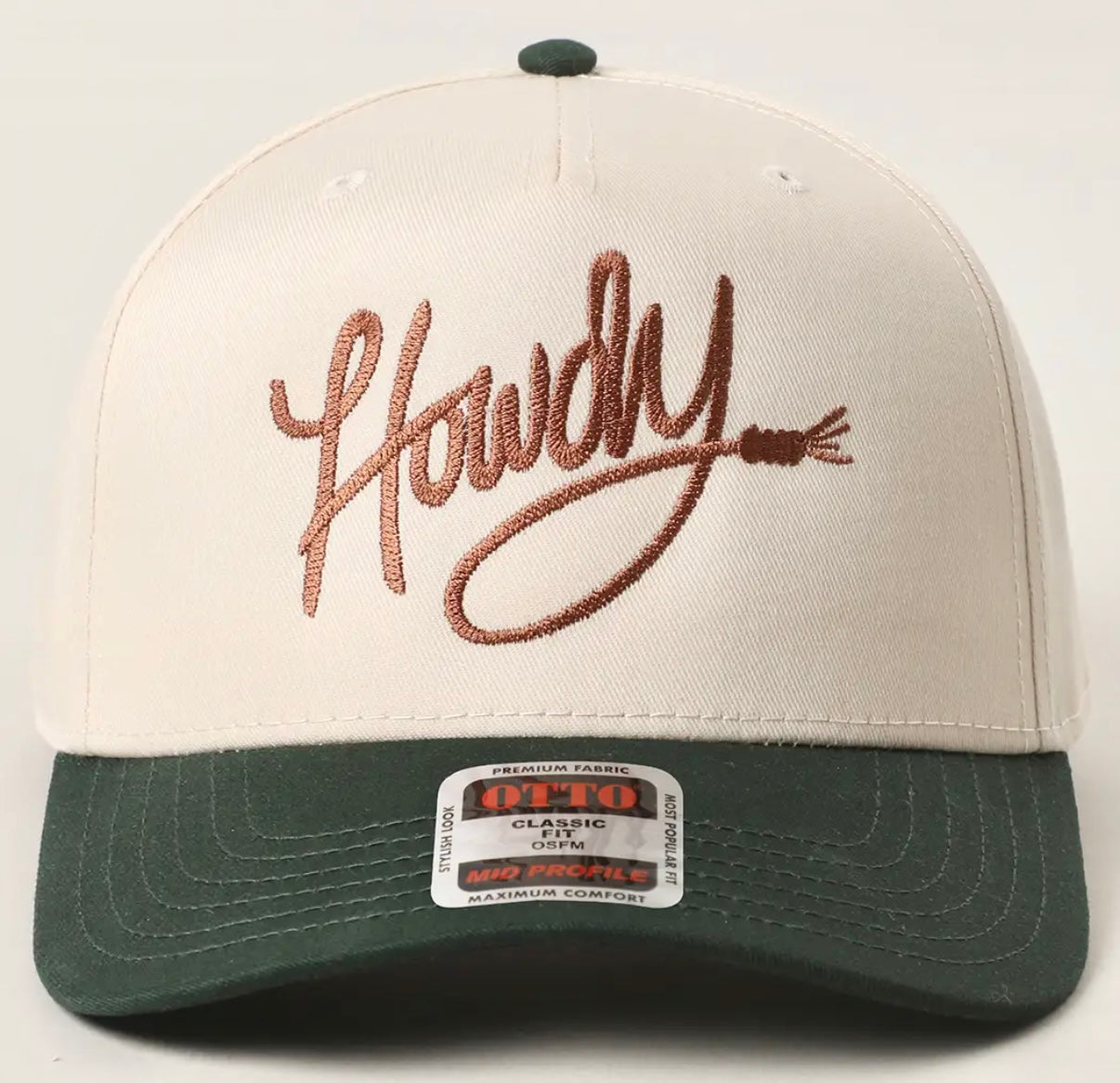 Howdy Two Tone Trucker Hat (Green)