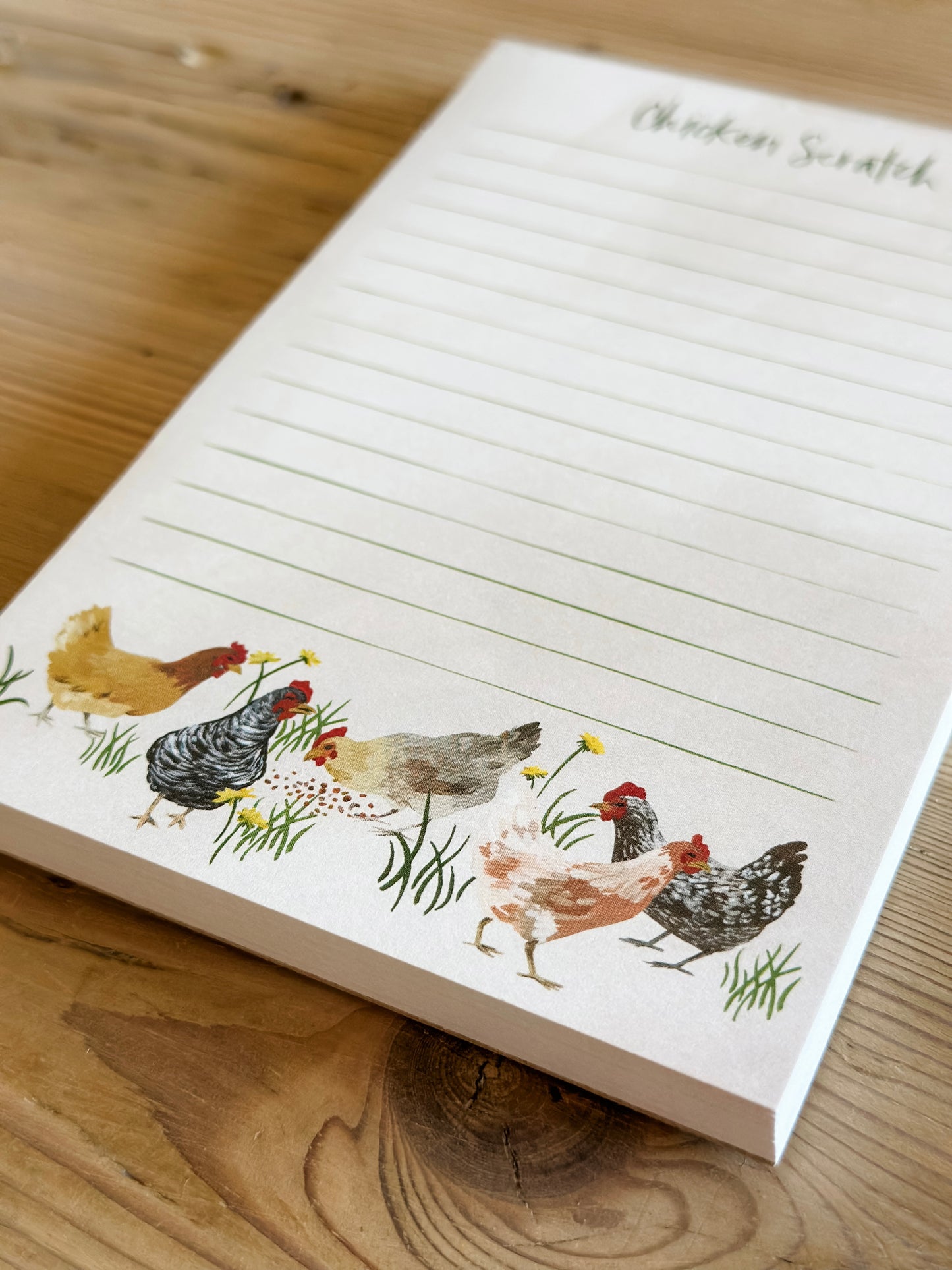 Chicken Scratch Notepad