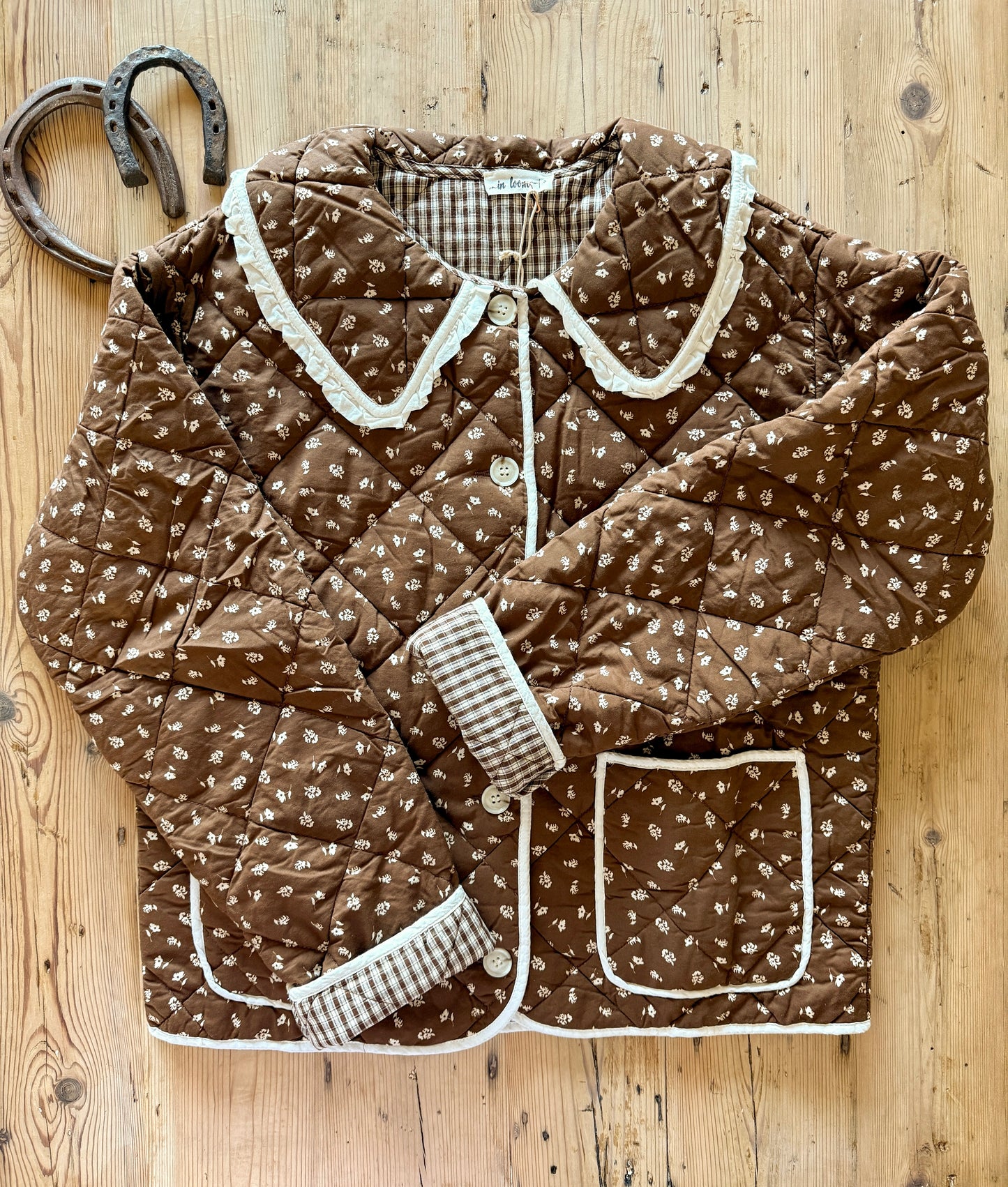 Quilted Cutie Pie Jacket (Chestnut)