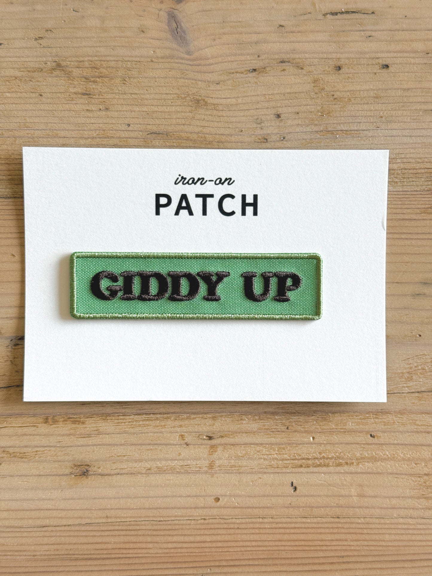 Giddy Up Patch