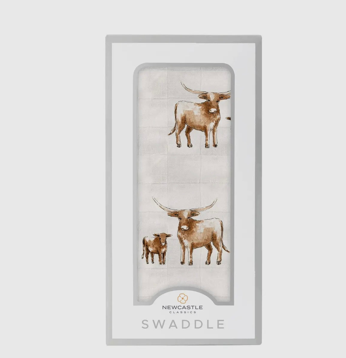 Longhorn Swaddle Blanket
