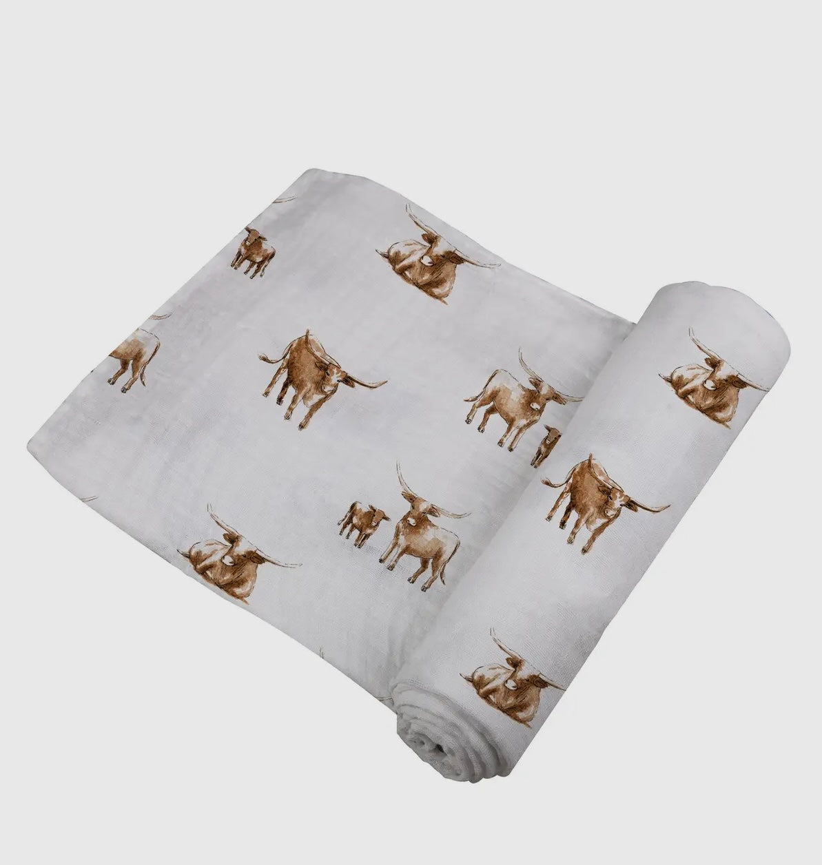 Longhorn Swaddle Blanket