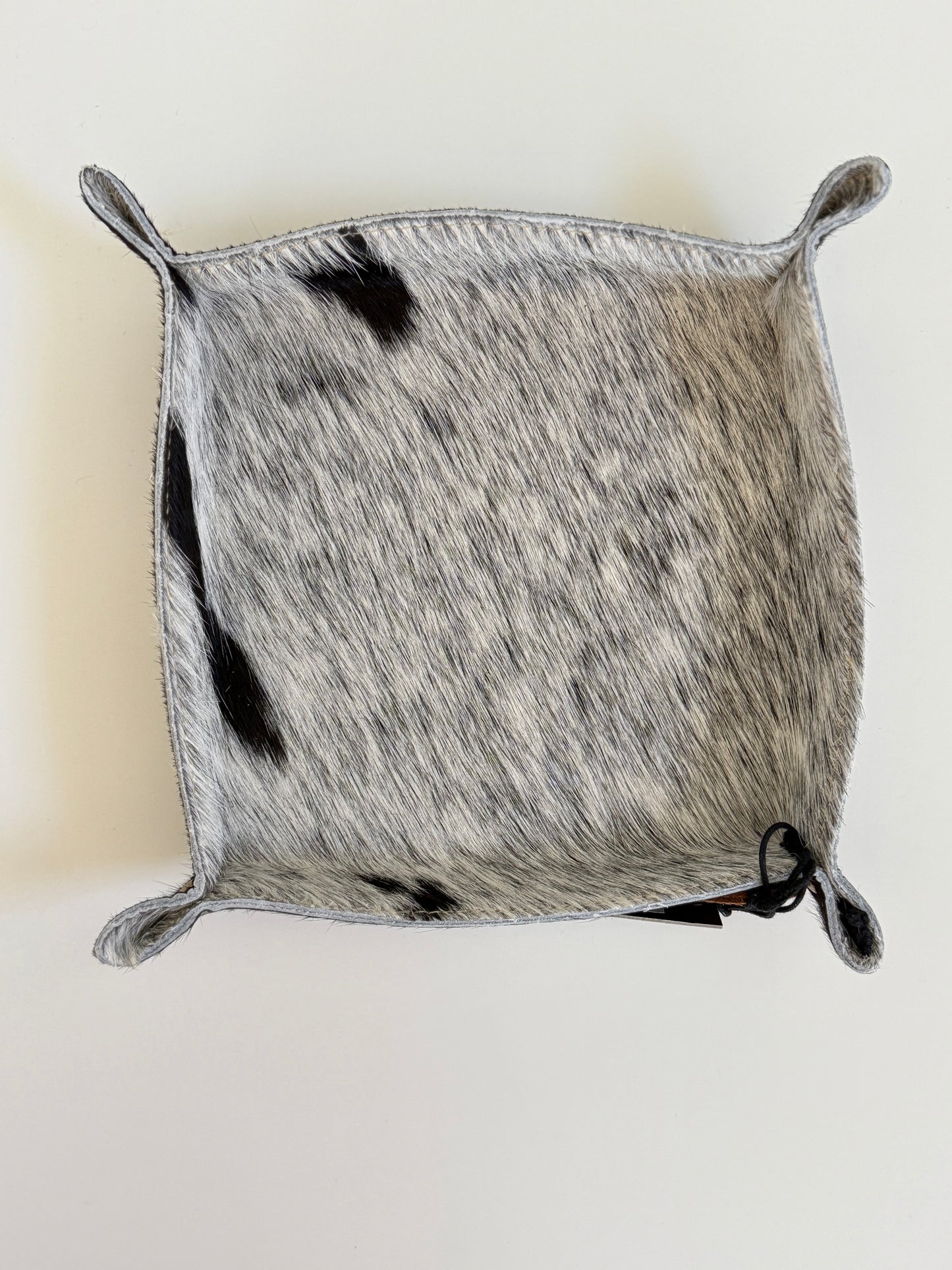 Cowhide Catchall Trays