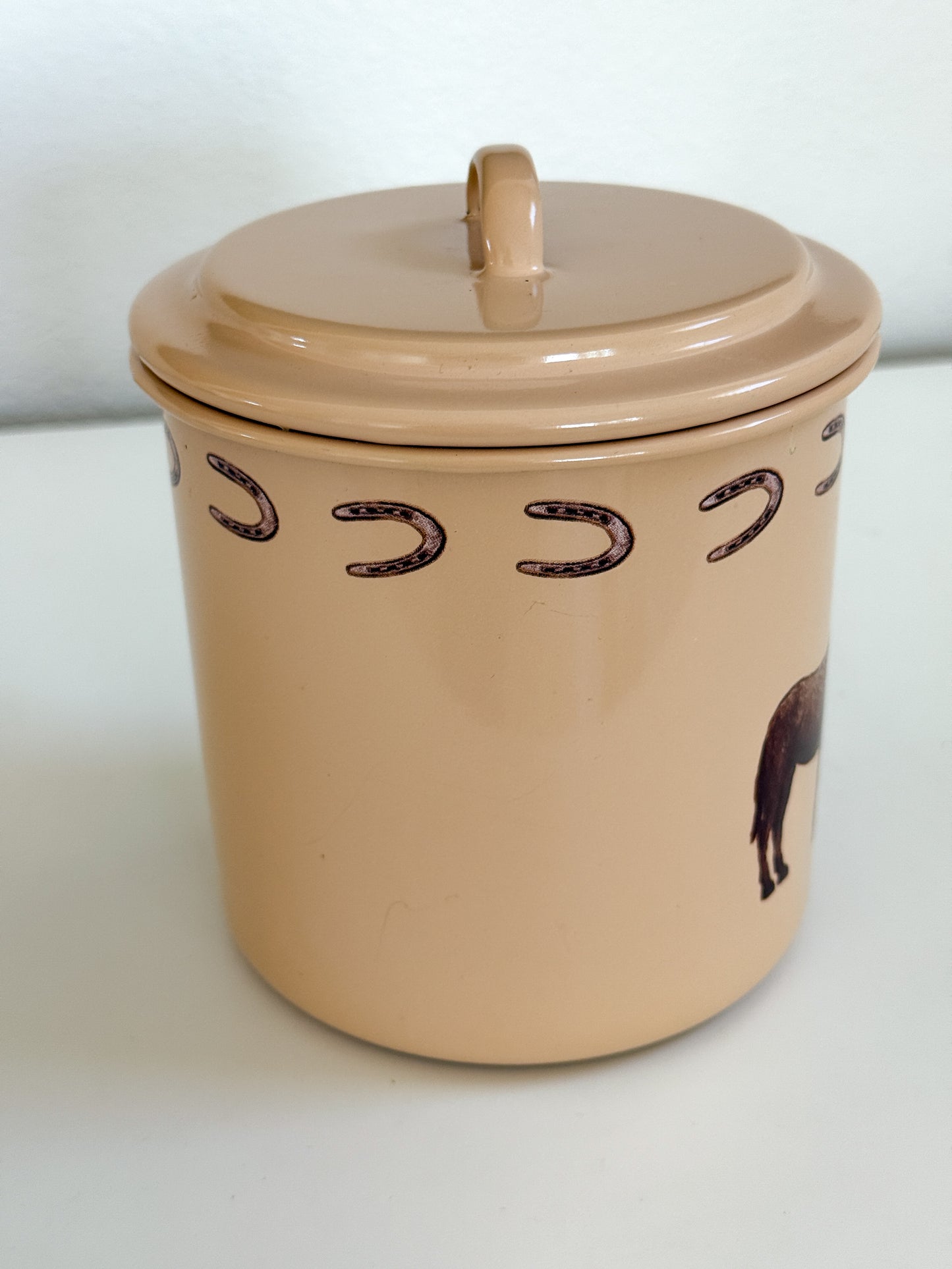 Vintage Donkey Canister
