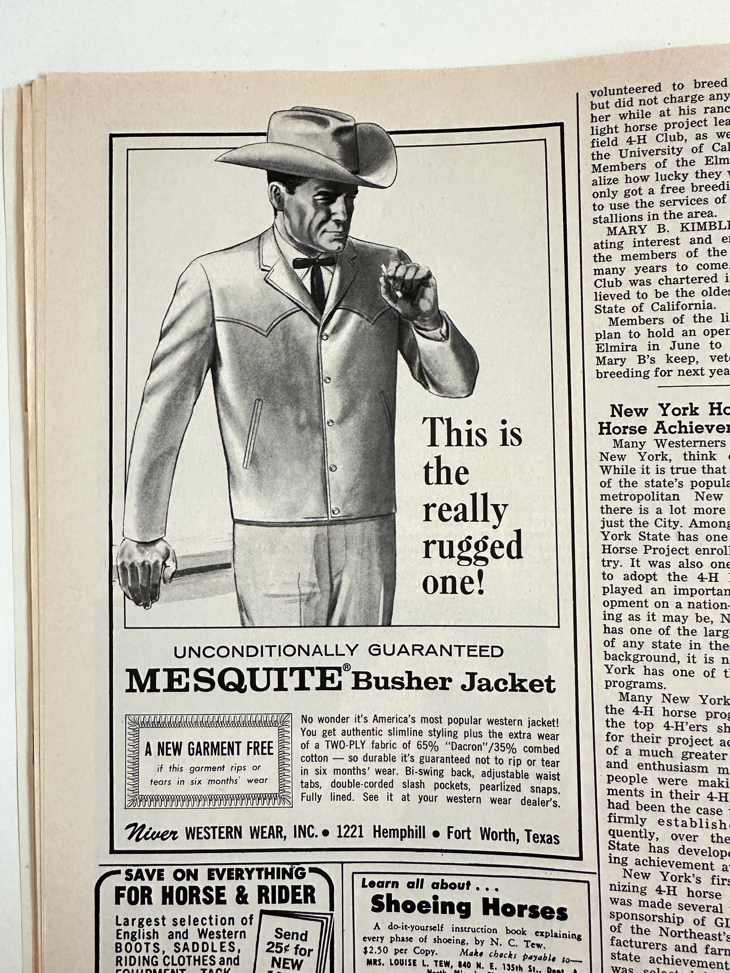 Vintage Horse Lovers Magazine 1967