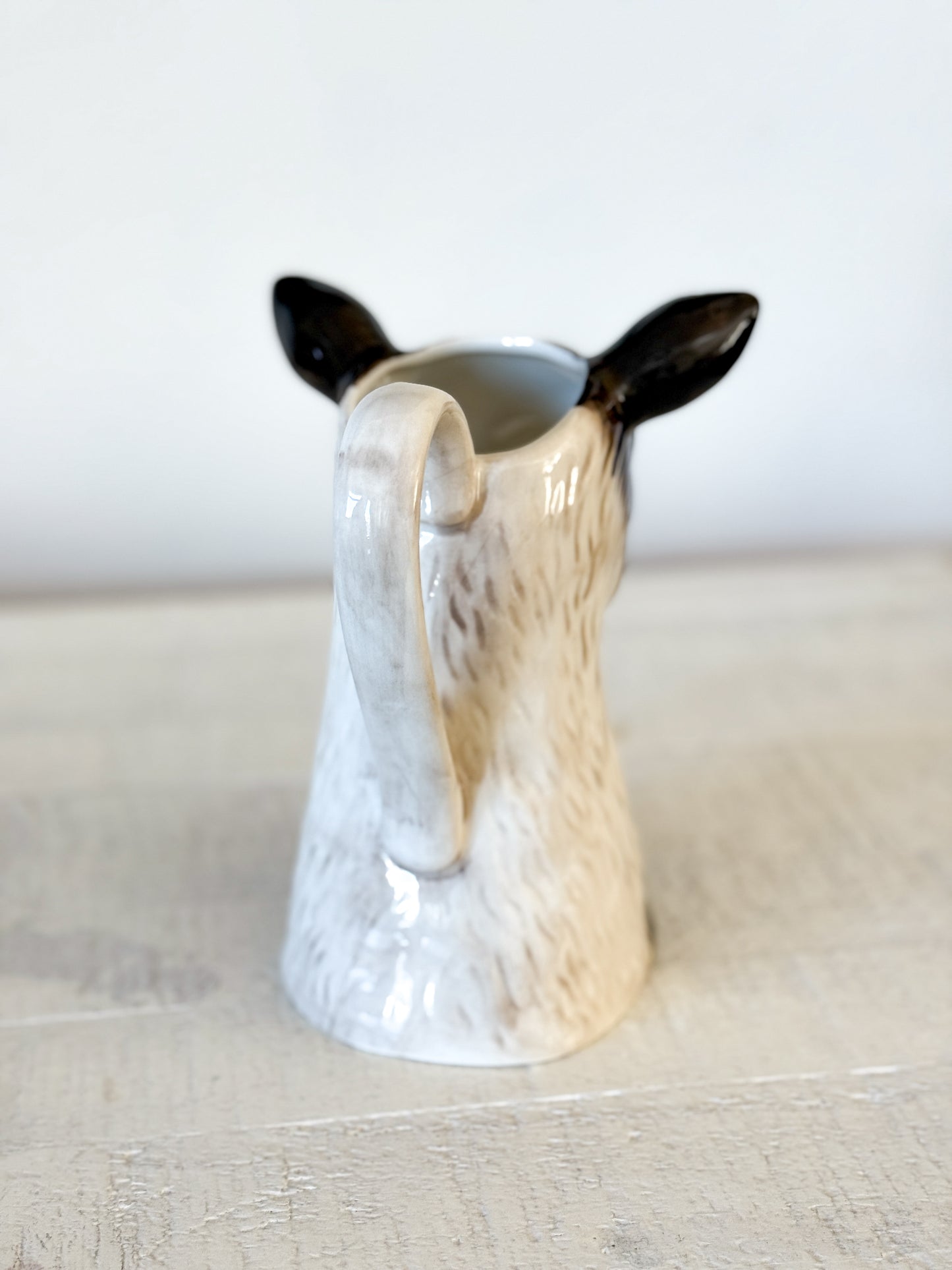 Stoneware Goat Pitcher