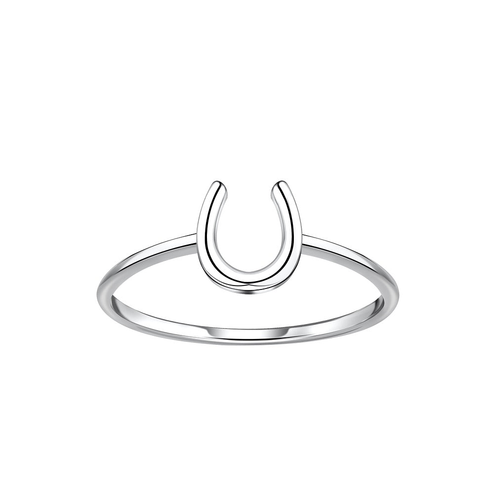 Silver Horseshoe Ring