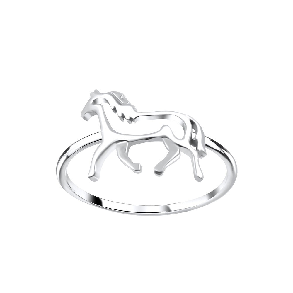 Silver Horse Ring