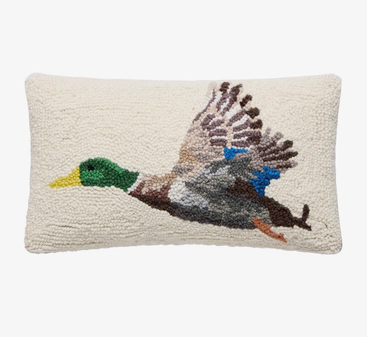 Flying Mallard Hook Pillow