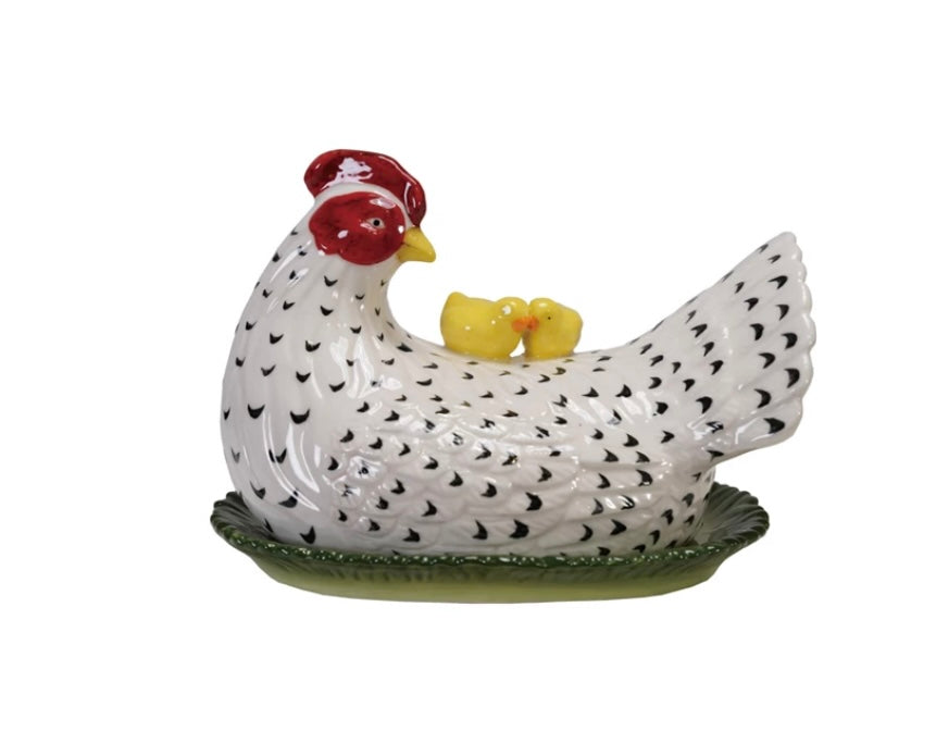 Hen Shaped Butter Dish