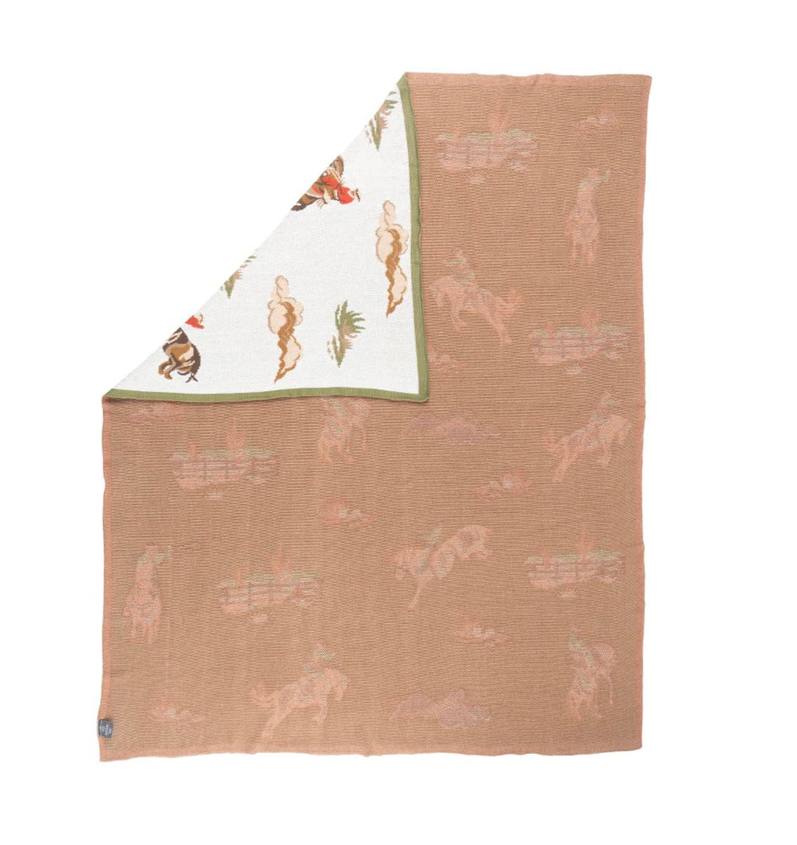 Cowboy Cotton Throw Blanket