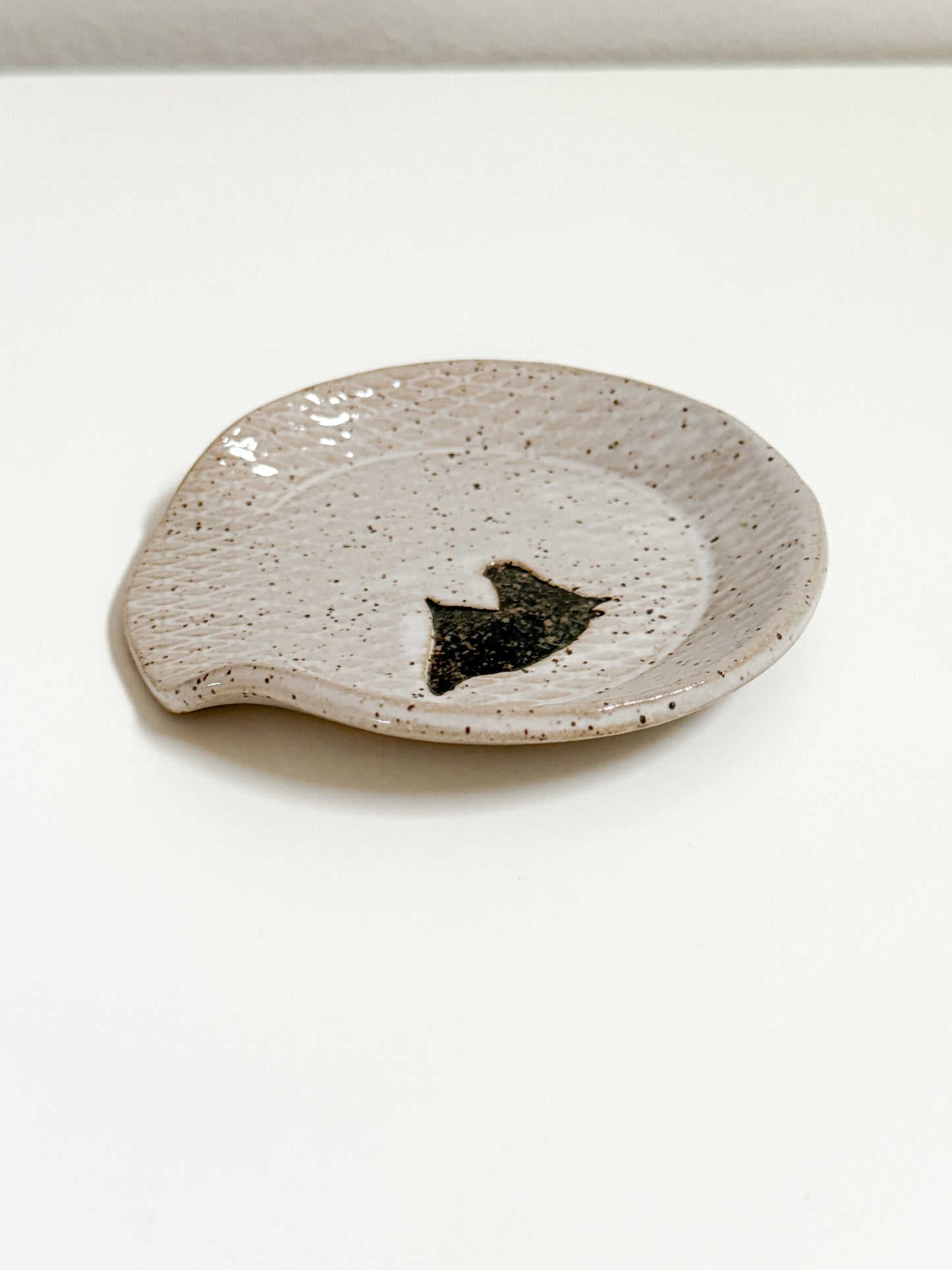 Brown Horse Stoneware Spoon Rest