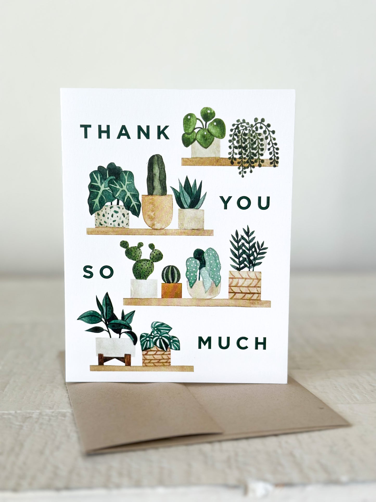 Thank you greeting card