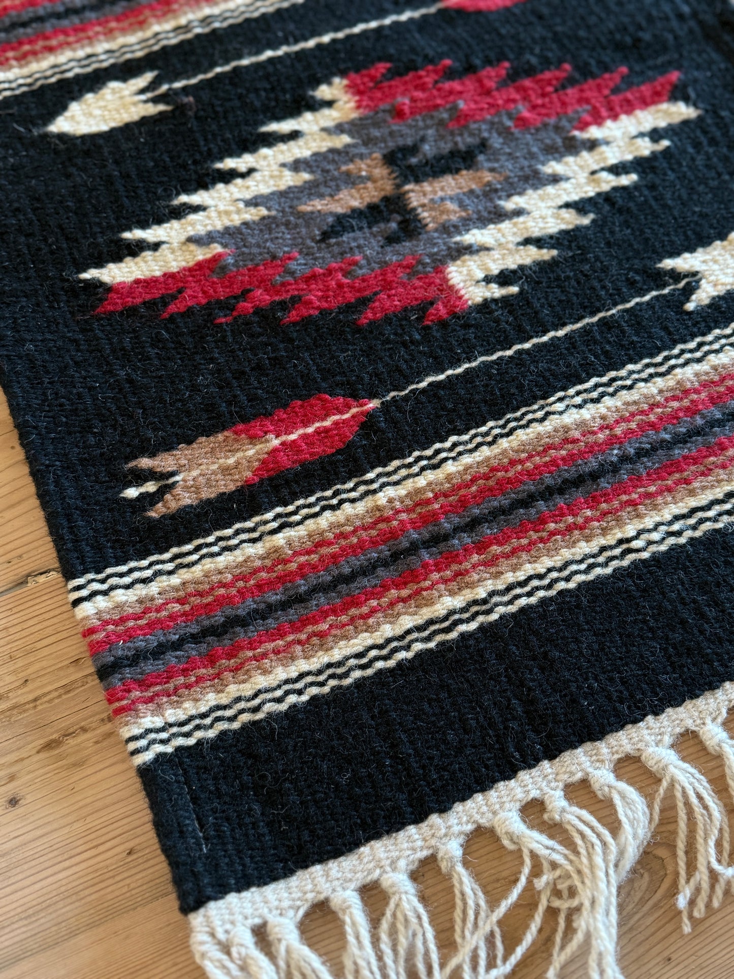 Large Chimayo Table Mat (Black)