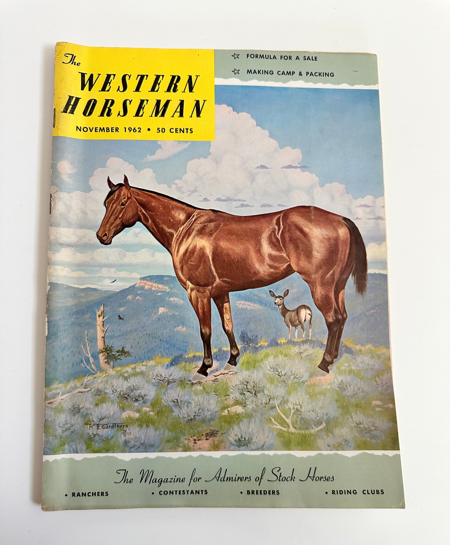 Vintage Western Horseman Magazine 1962