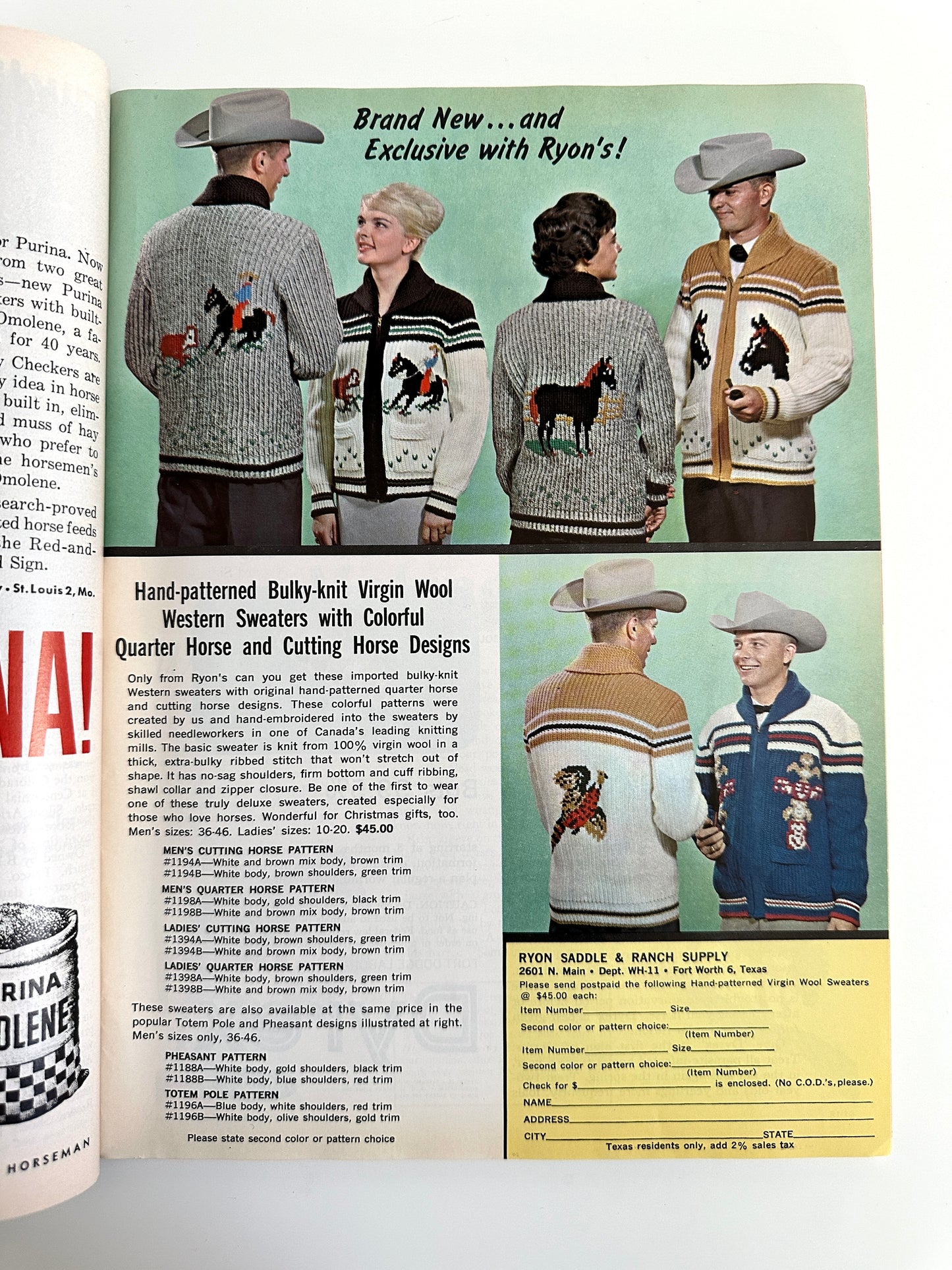 Vintage Western Horseman Magazine 1962