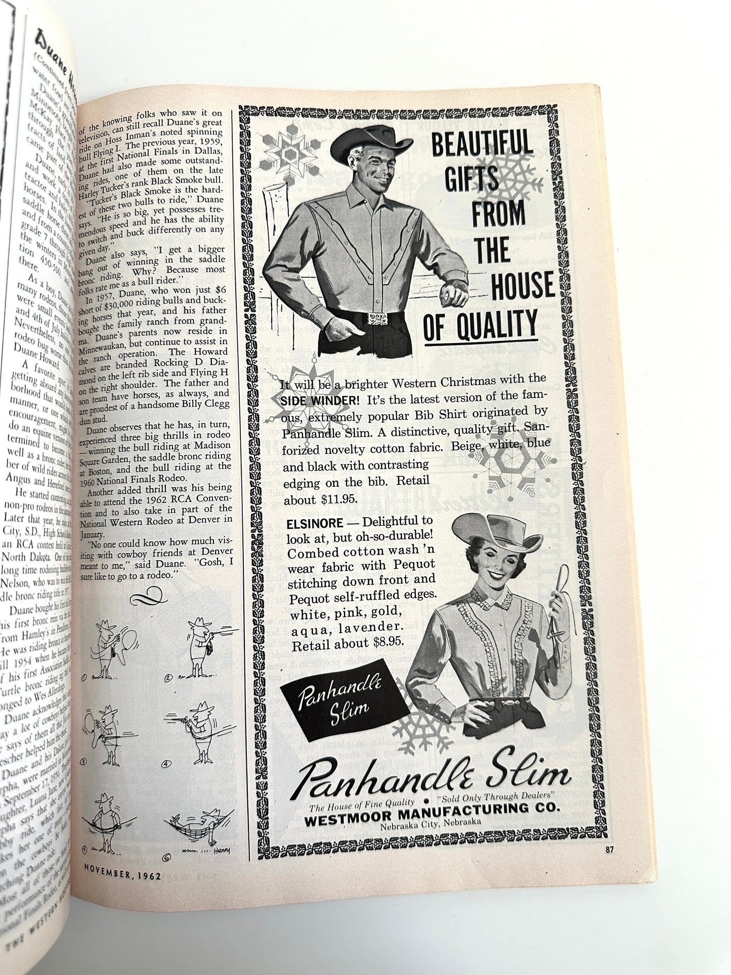 Vintage Western Horseman Magazine 1962