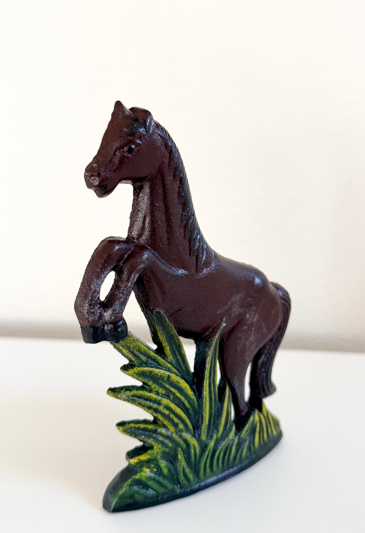 Vintage Single Horse Bookend
