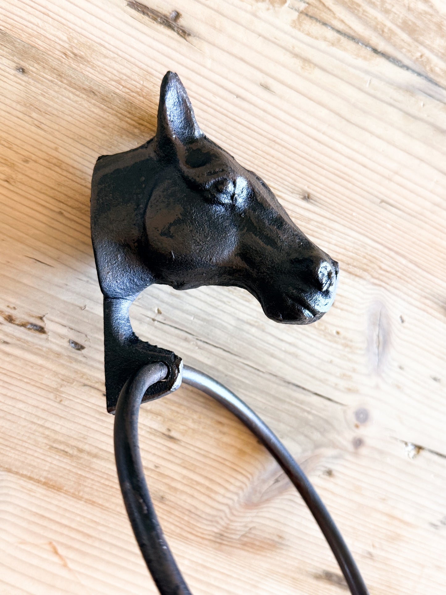 Horse Head Towel Holder