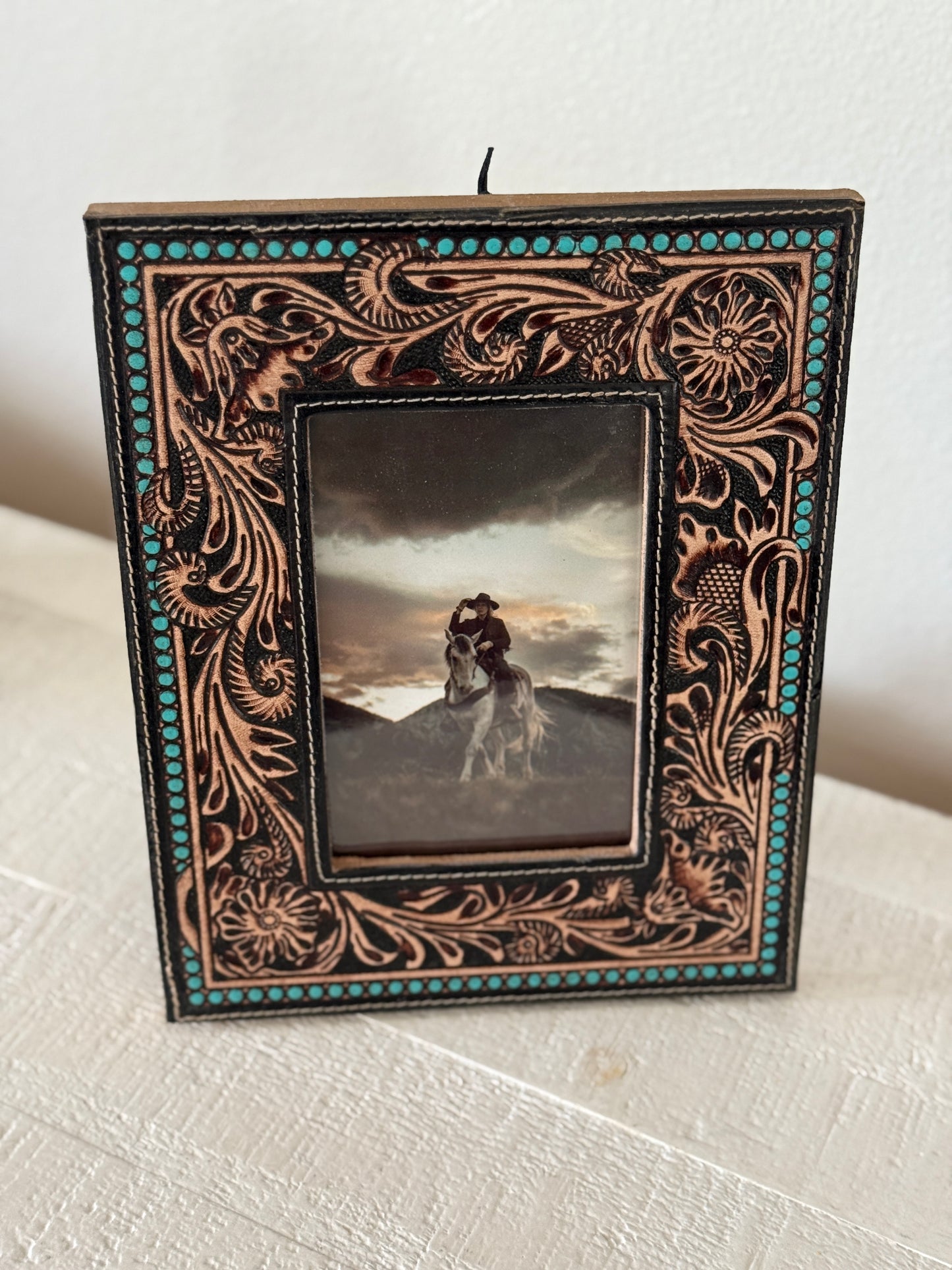 Mesa Tooled Leather Frame