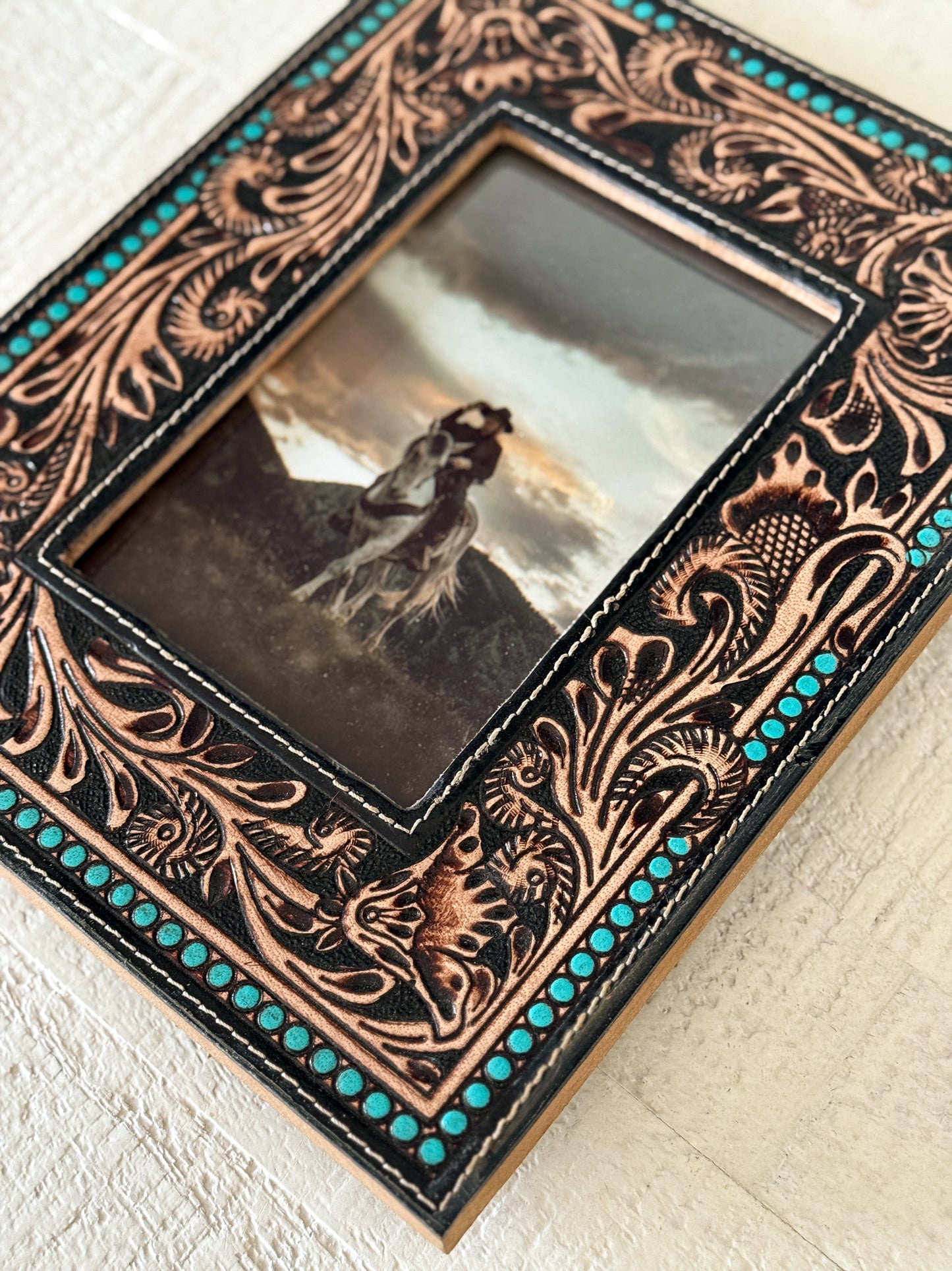 Mesa Tooled Leather Frame
