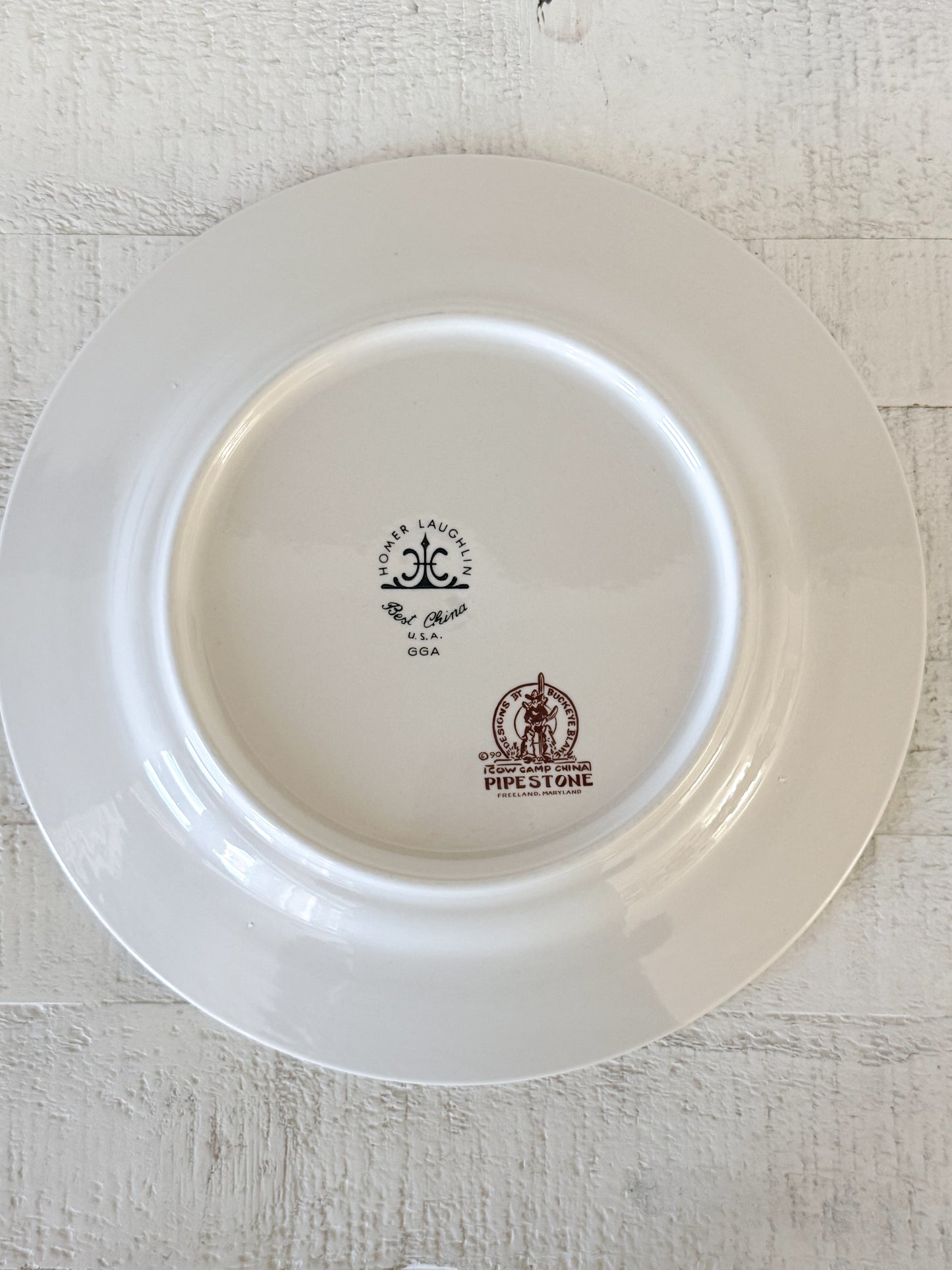 Vintage Pipestone Cowboy Plate