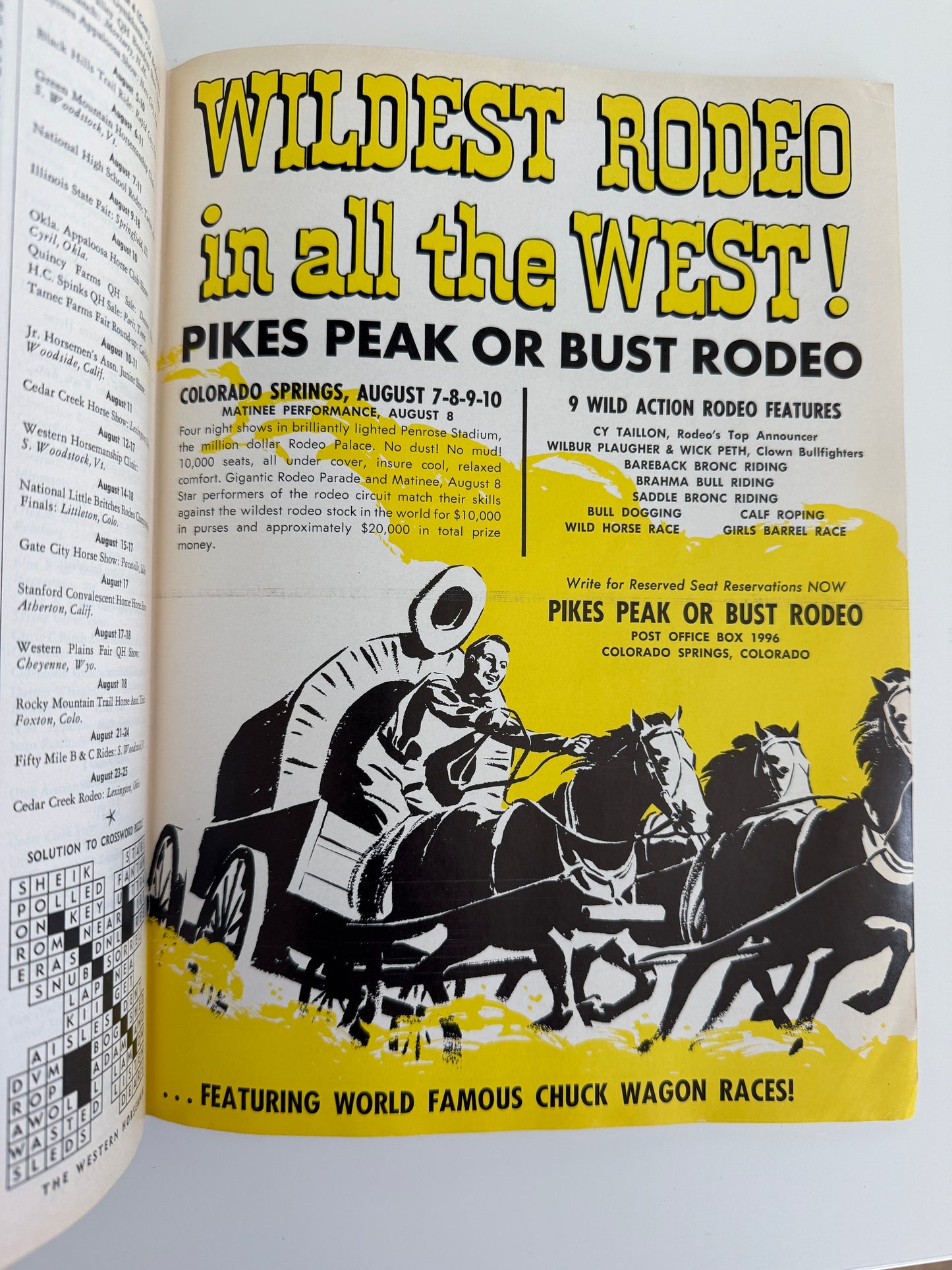 Vintage Western Horseman Magazine 1963