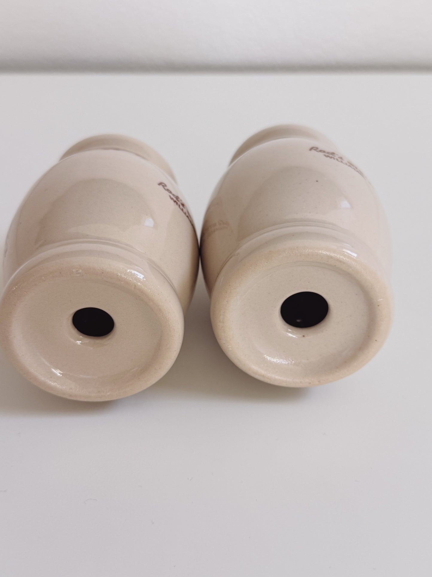 Vintage Rod’s Steak House Salt and Pepper Shakers