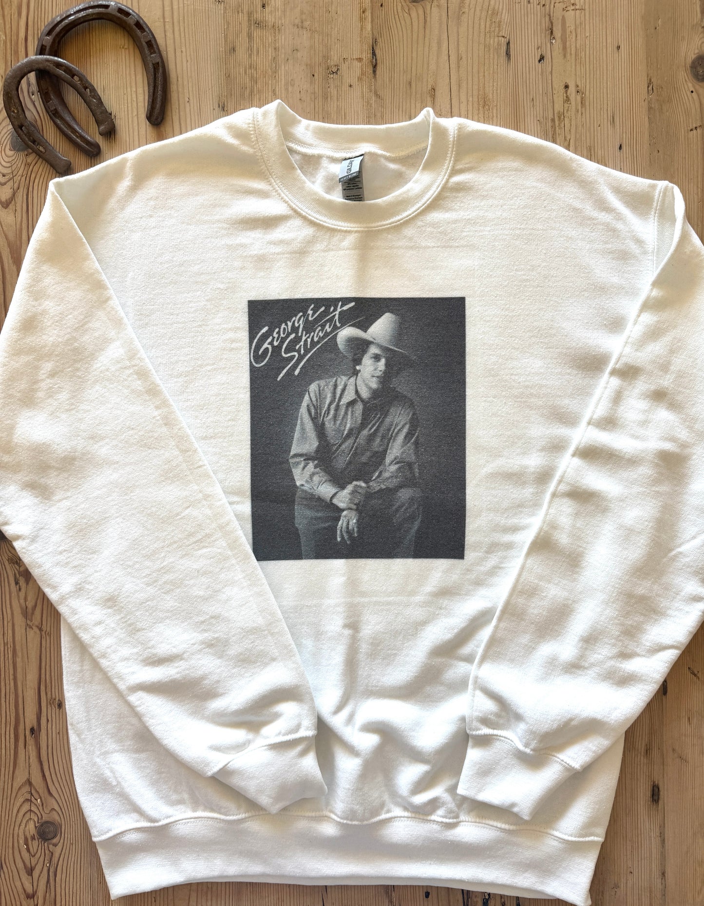 Vintage Look George Strait Crewneck