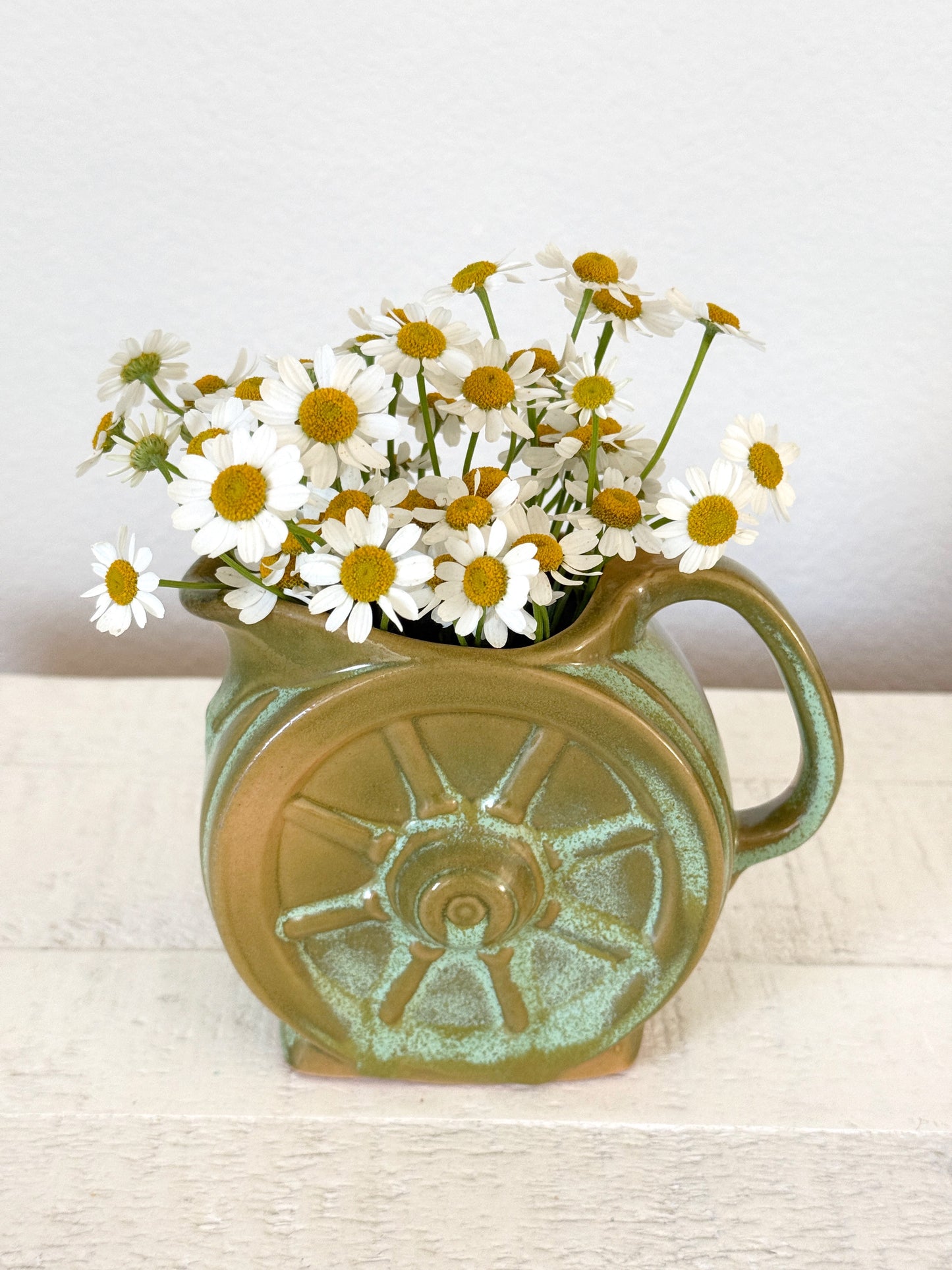 Frankoma Wagon Wheel Creamer