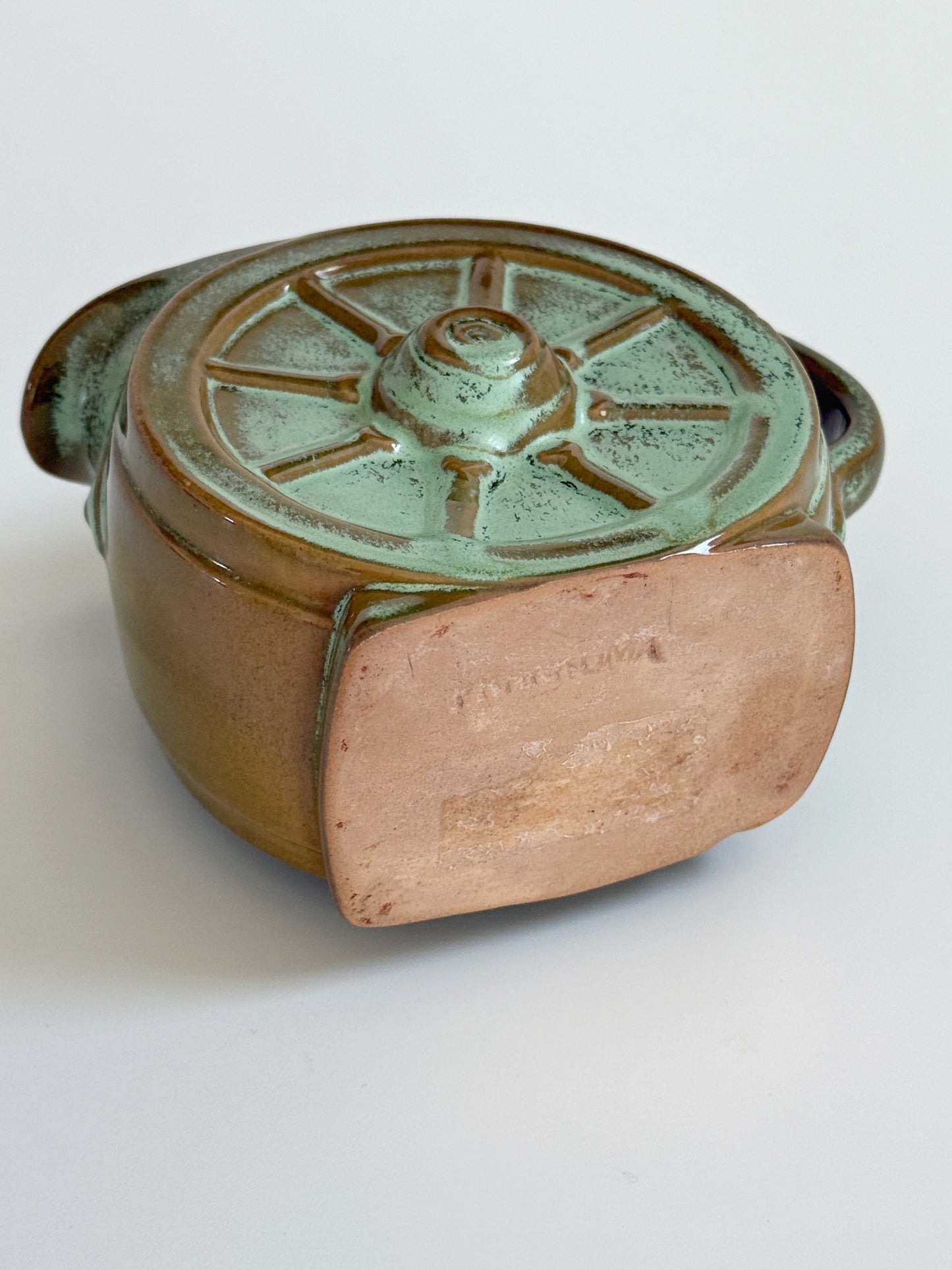 Frankoma Wagon Wheel Creamer
