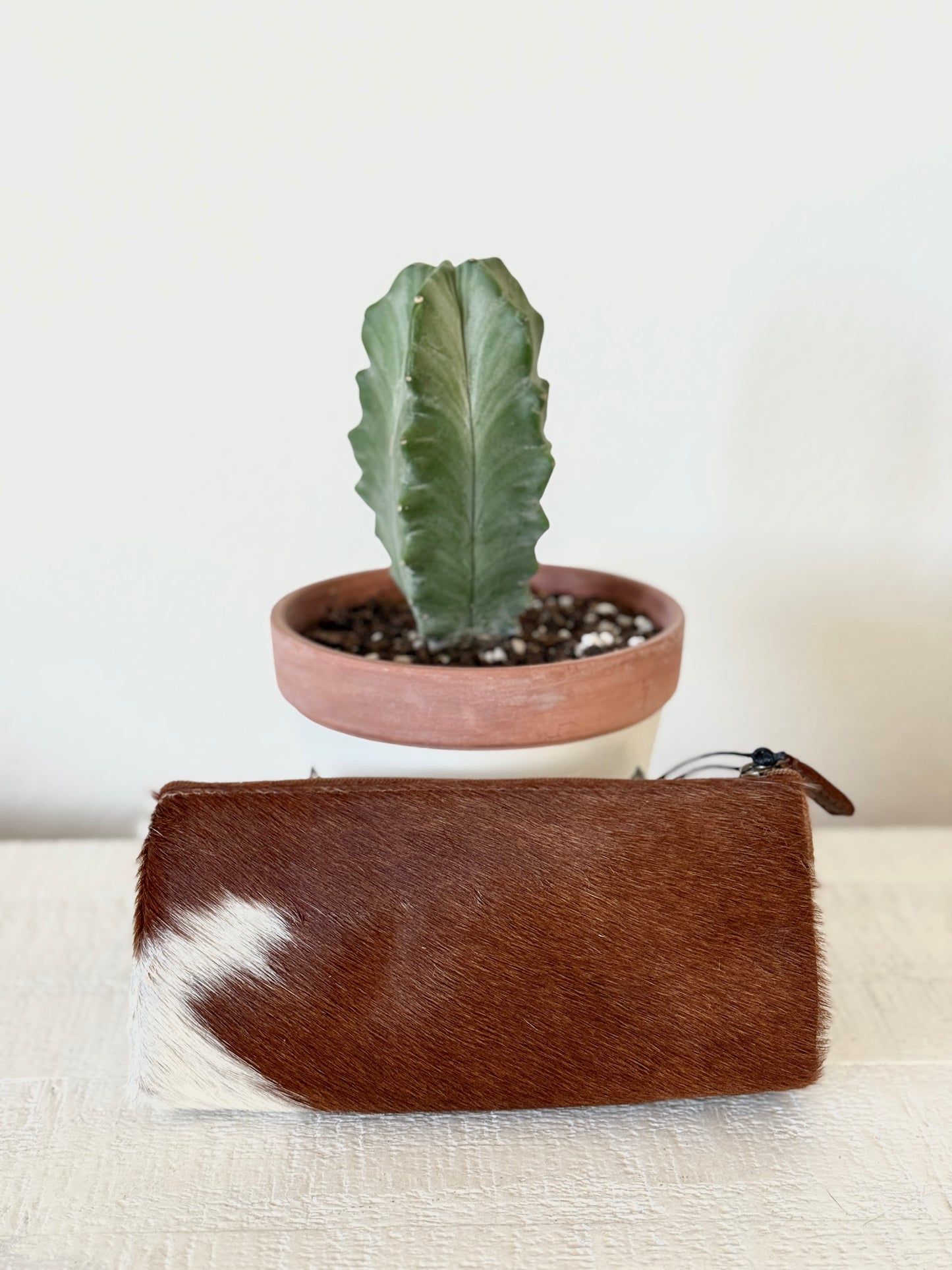 Cowhide Cosmetic Bag