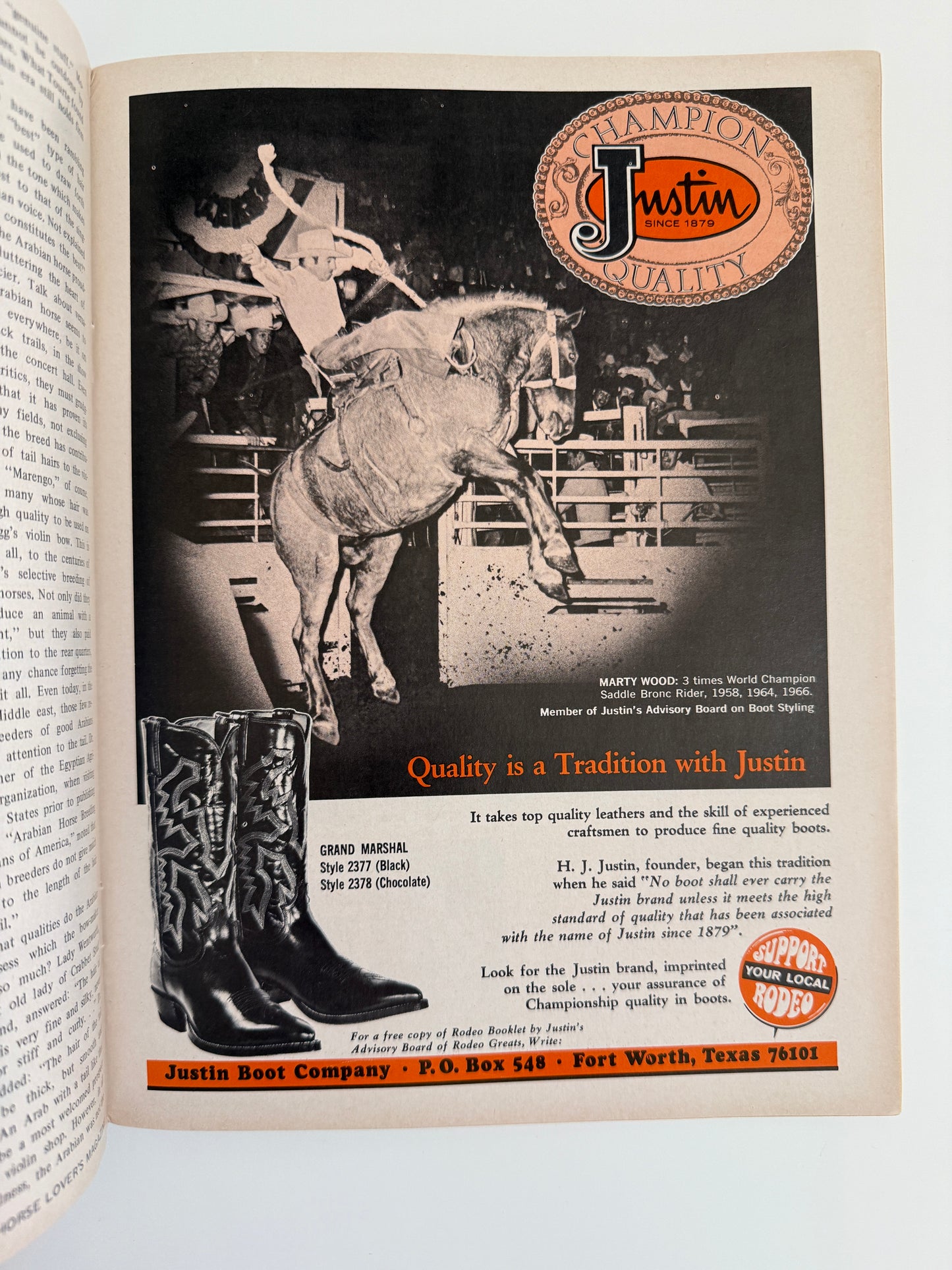 Vintage Horse Lovers Magazine 1971