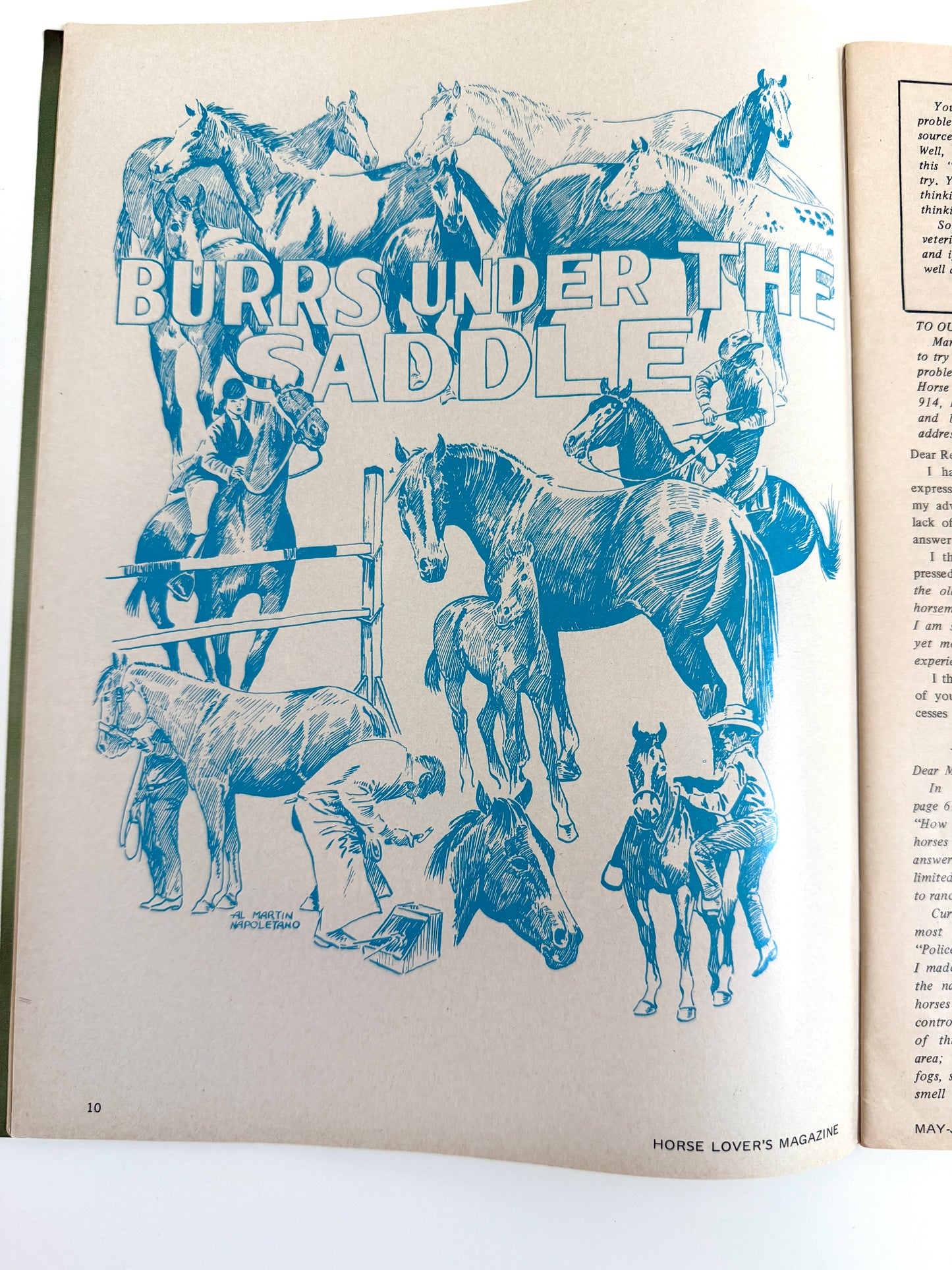 Vintage Horse Lovers Magazine 1971