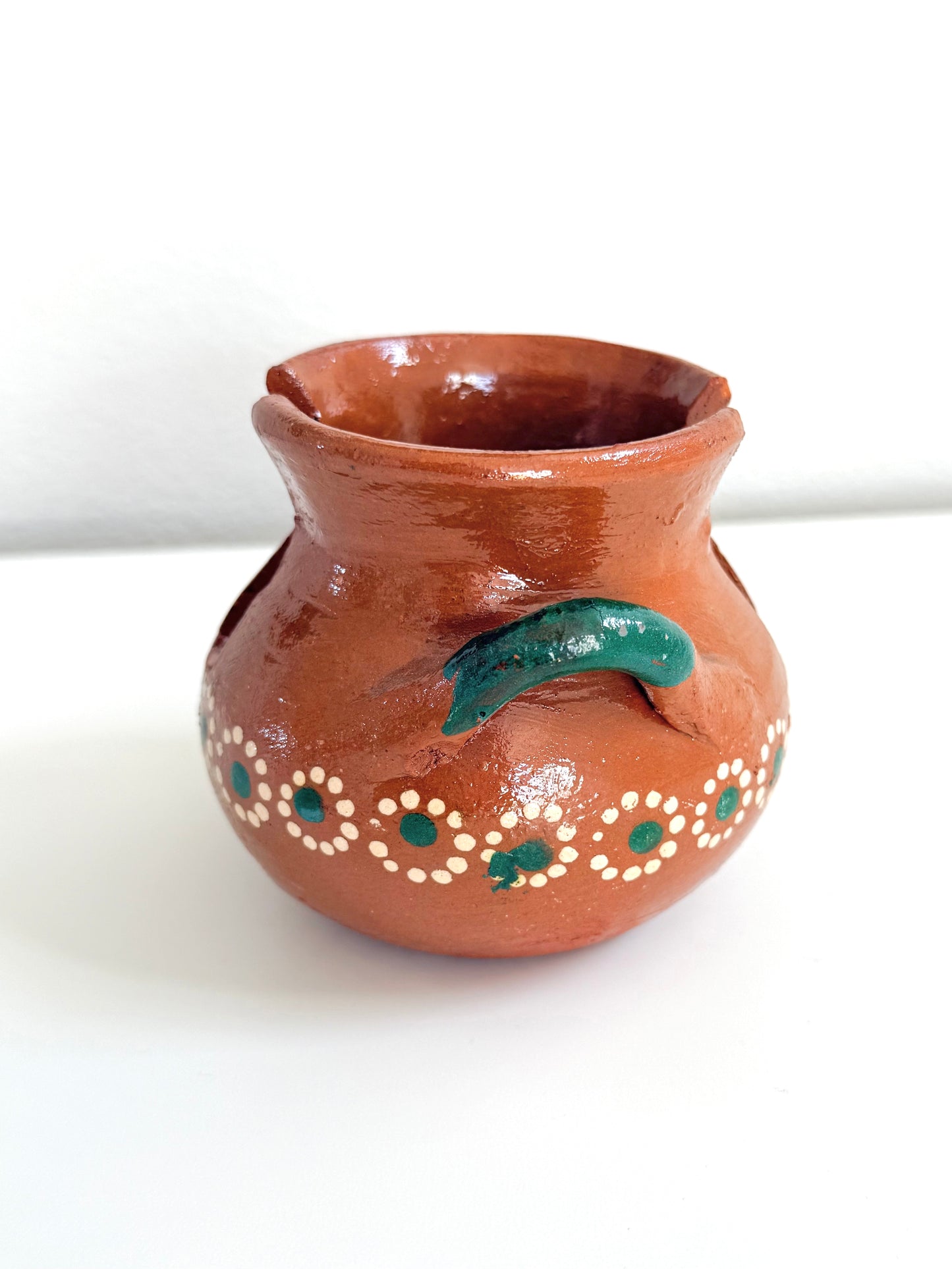 Handmade Mexican Clay Napkin Holder