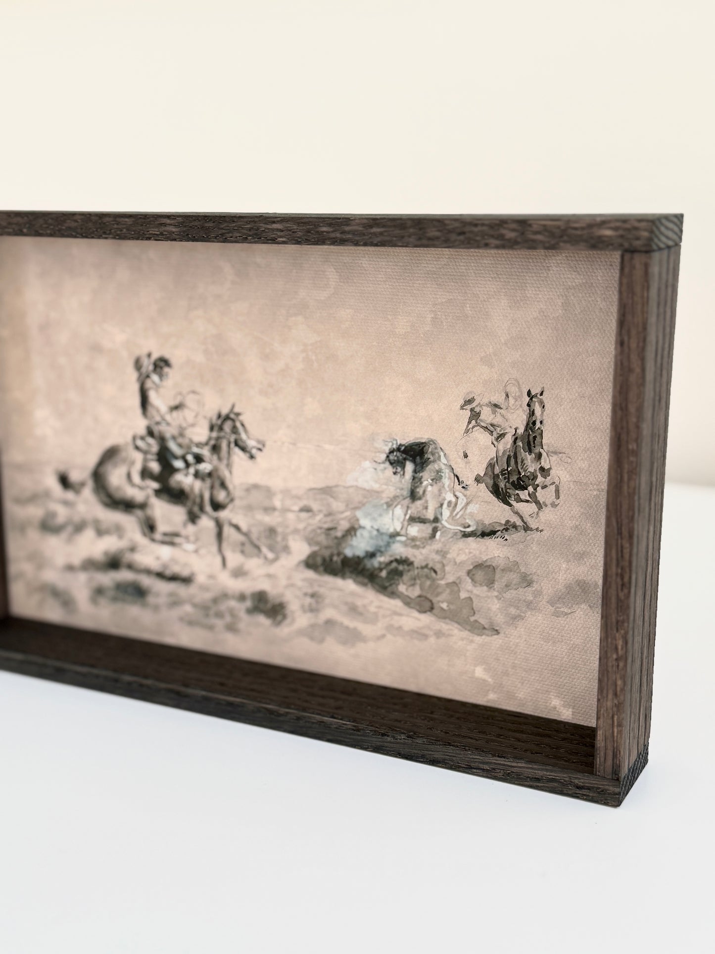 Cowboy Ropin’ Canvas Wall Art
