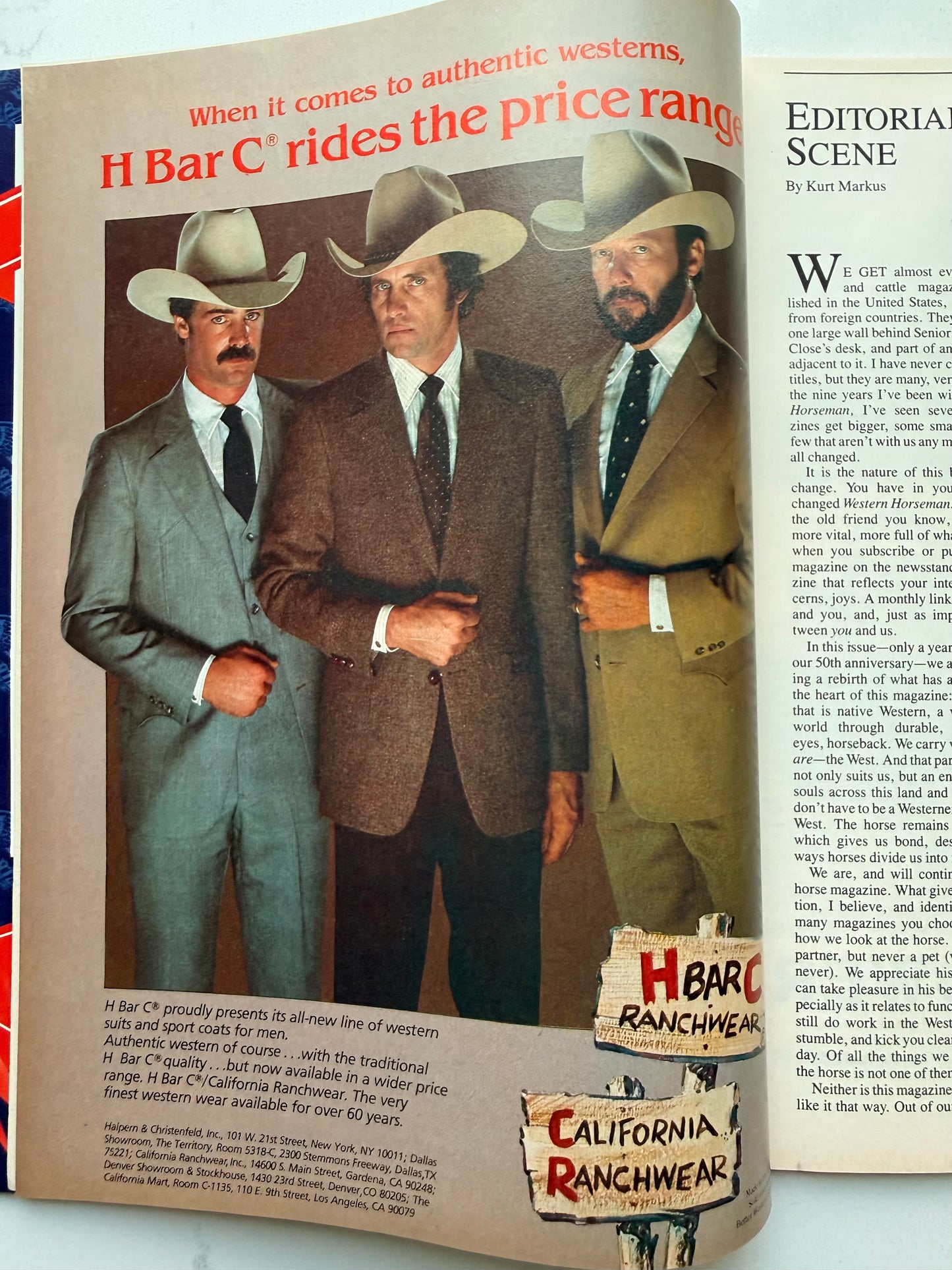 Vintage Western Horseman Magazine 1985