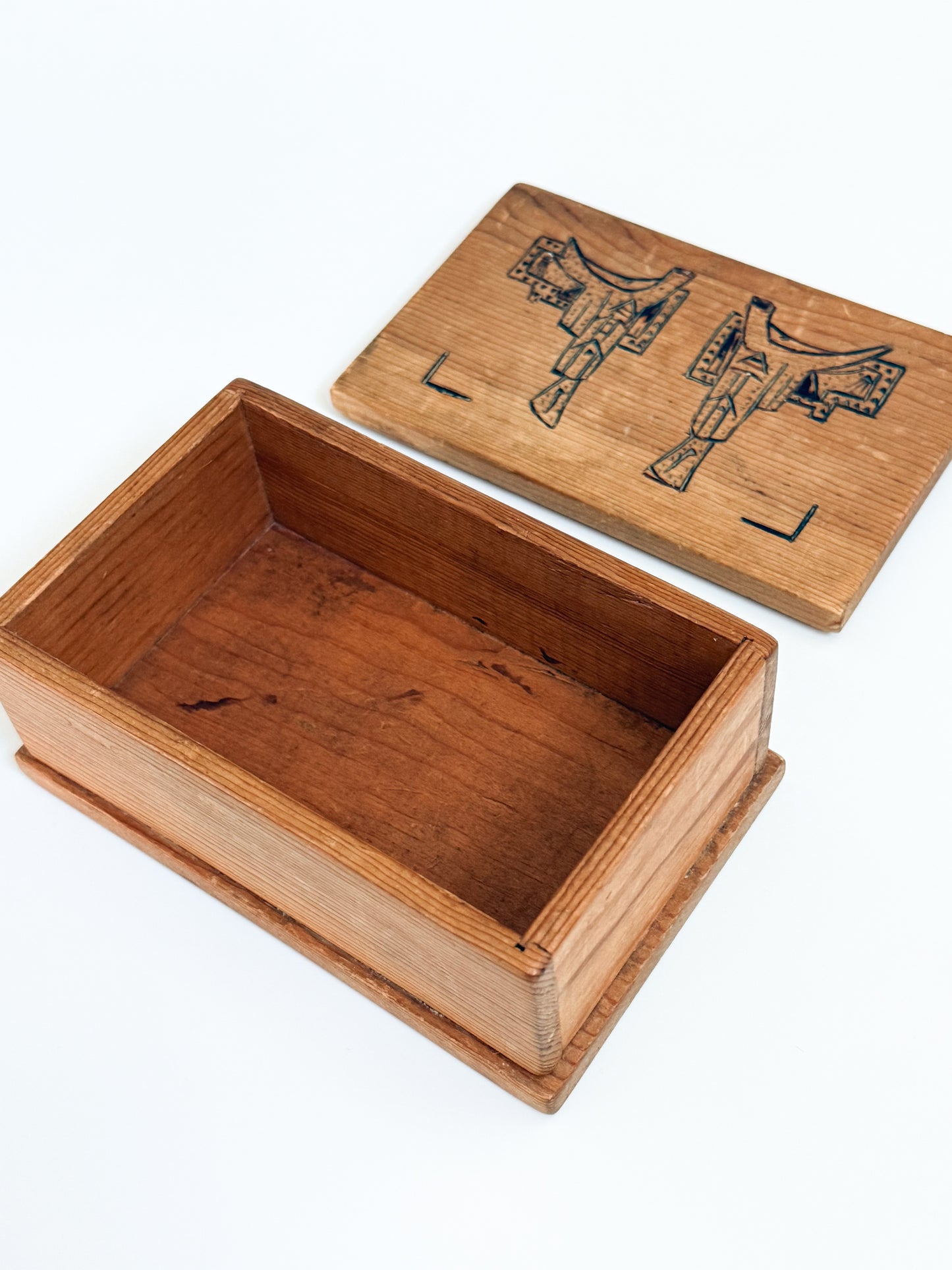 Vintage Western Trinket Box