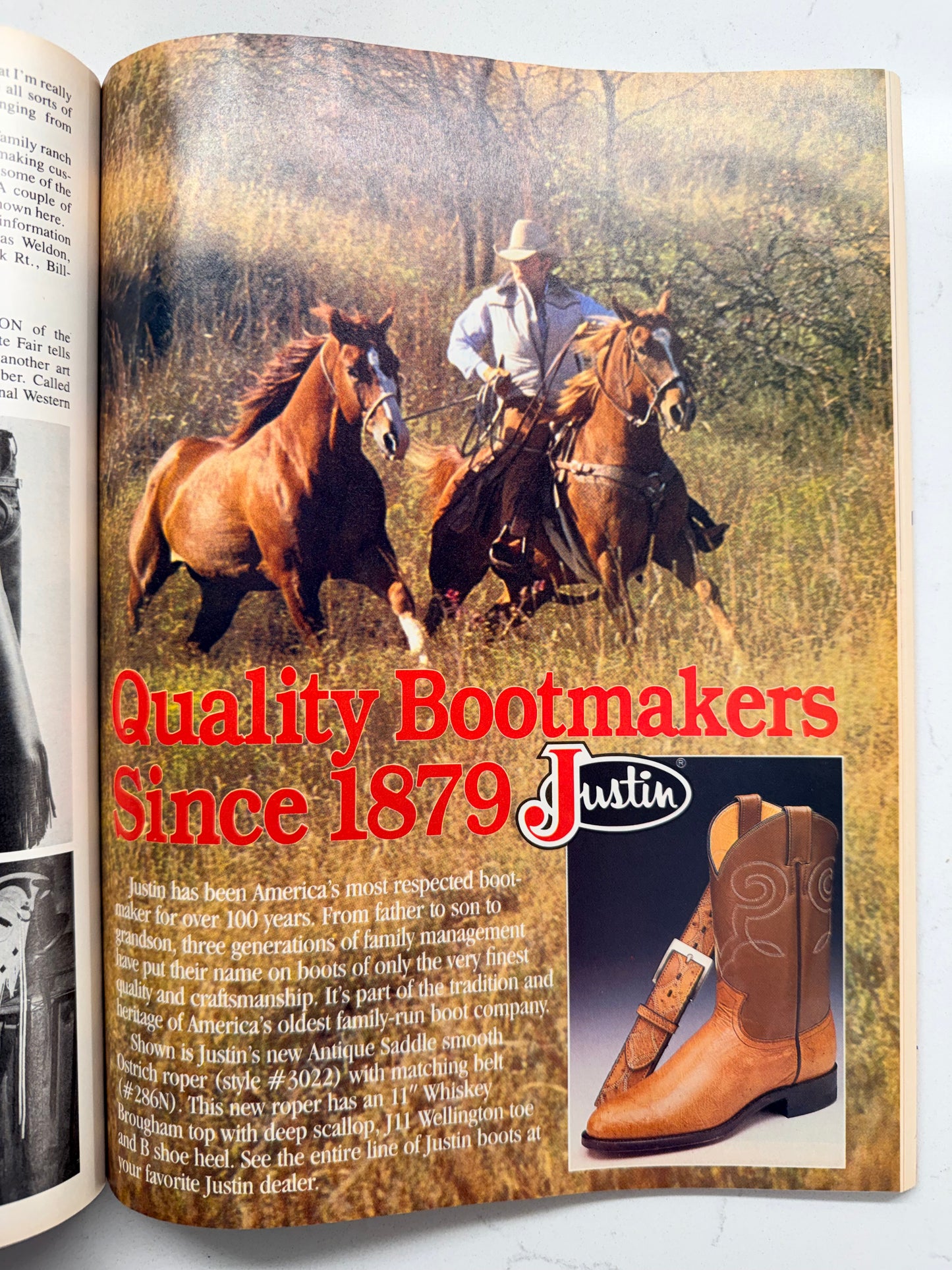 Vintage Western Horseman Magazine 1985