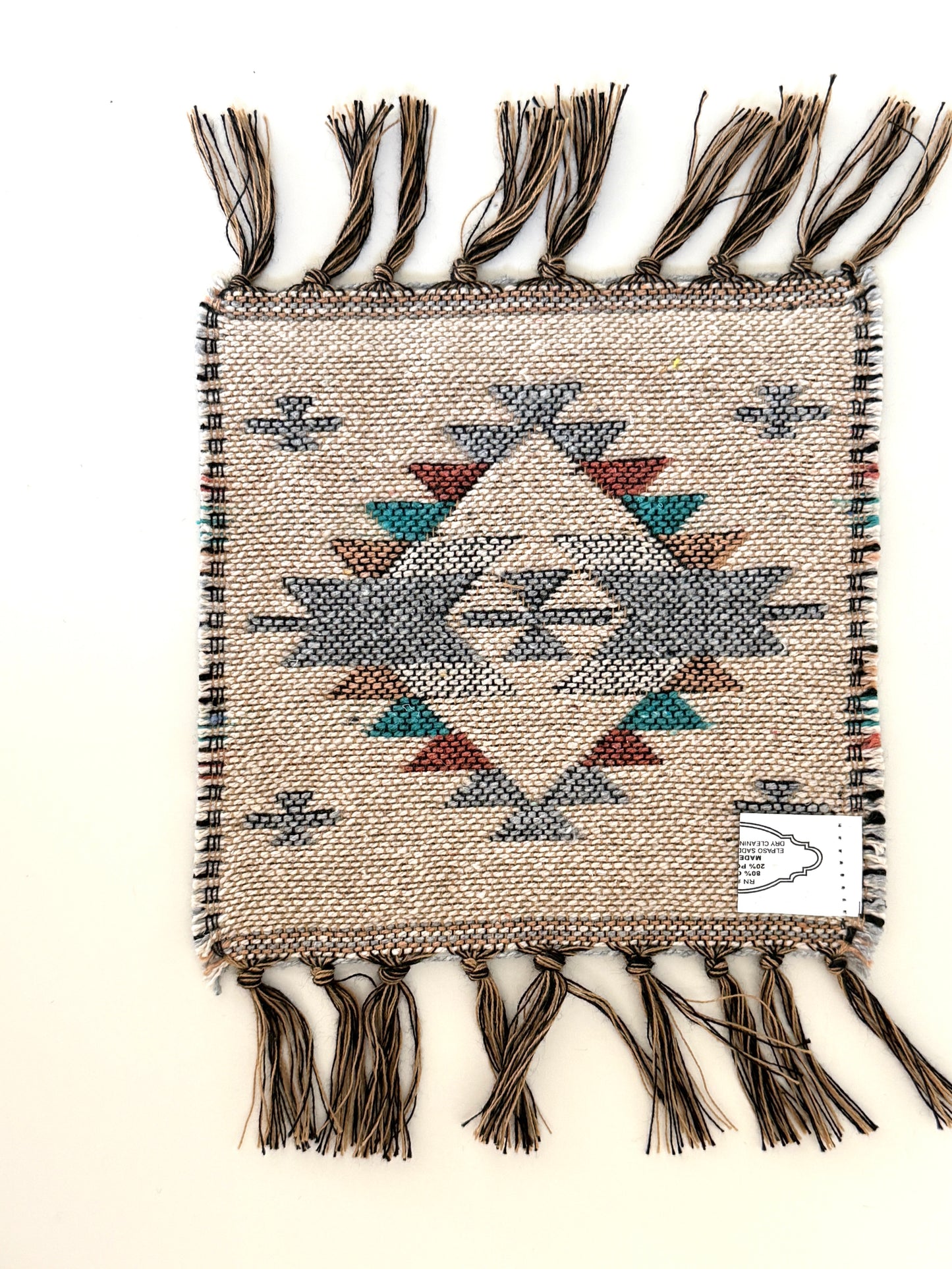 Woven Cotton Aztec Coaster