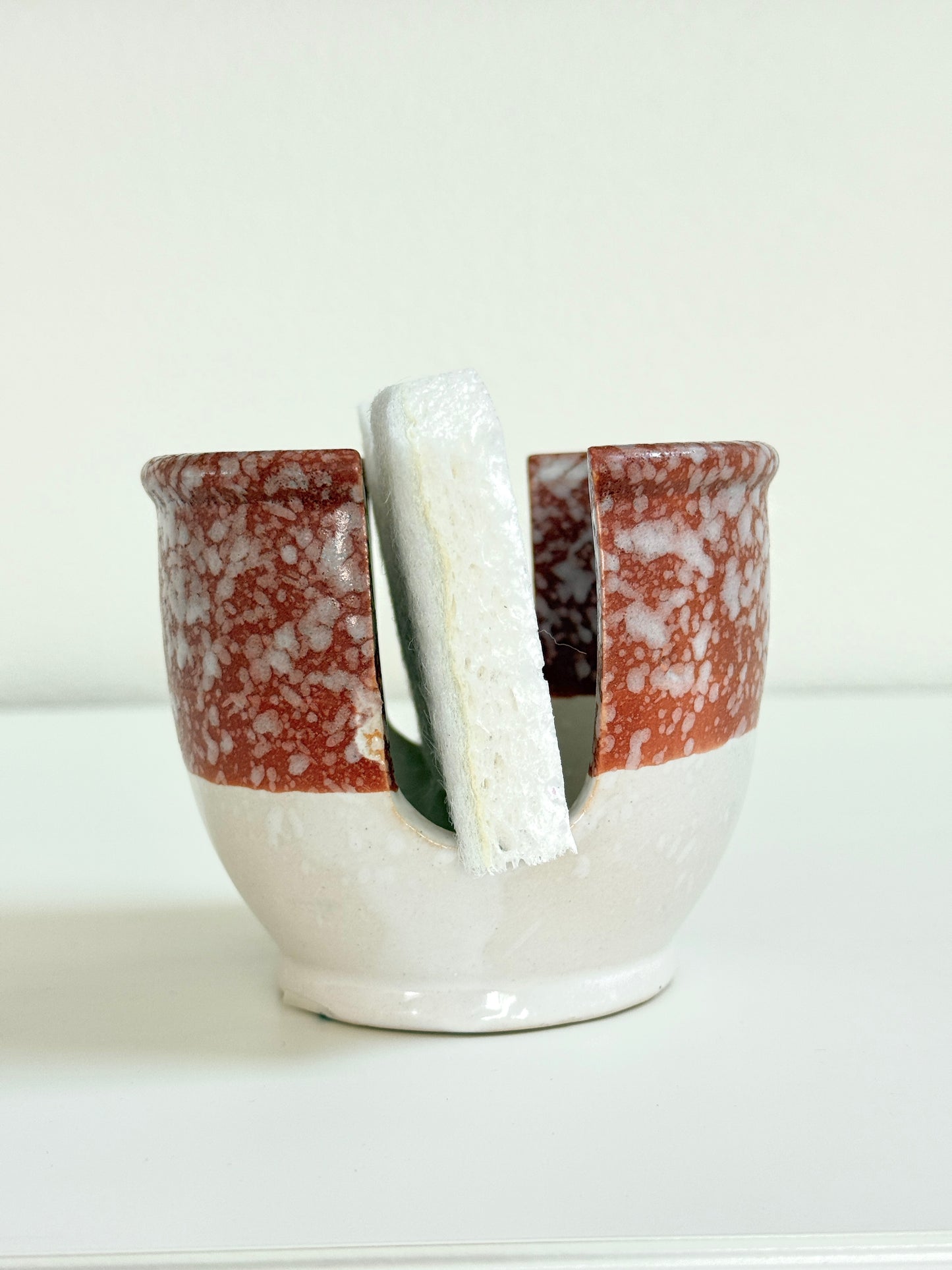 Stoneware Sponge/Napkin Holder (Terracotta)
