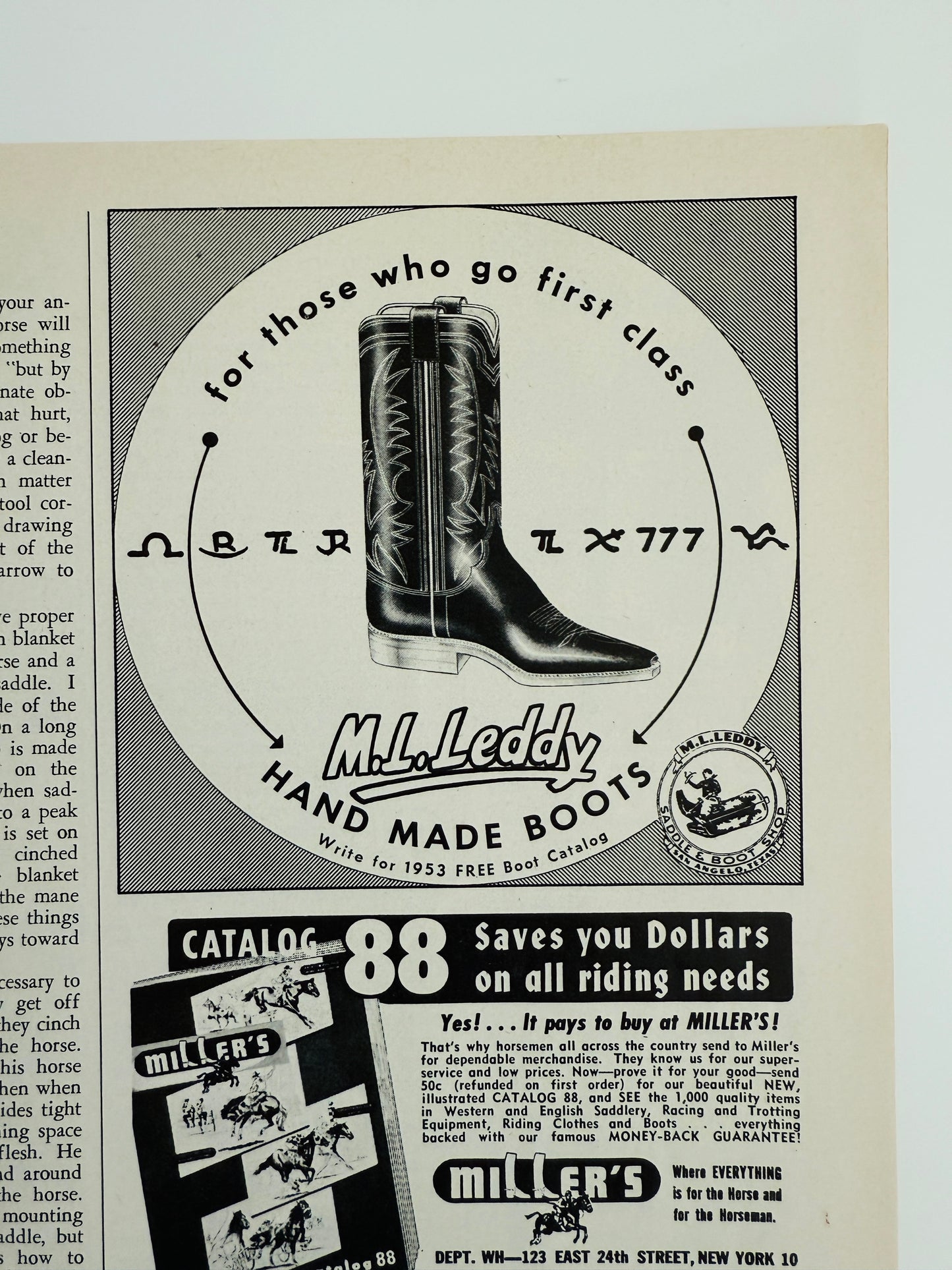 Vintage Western Horseman Magazine 1953