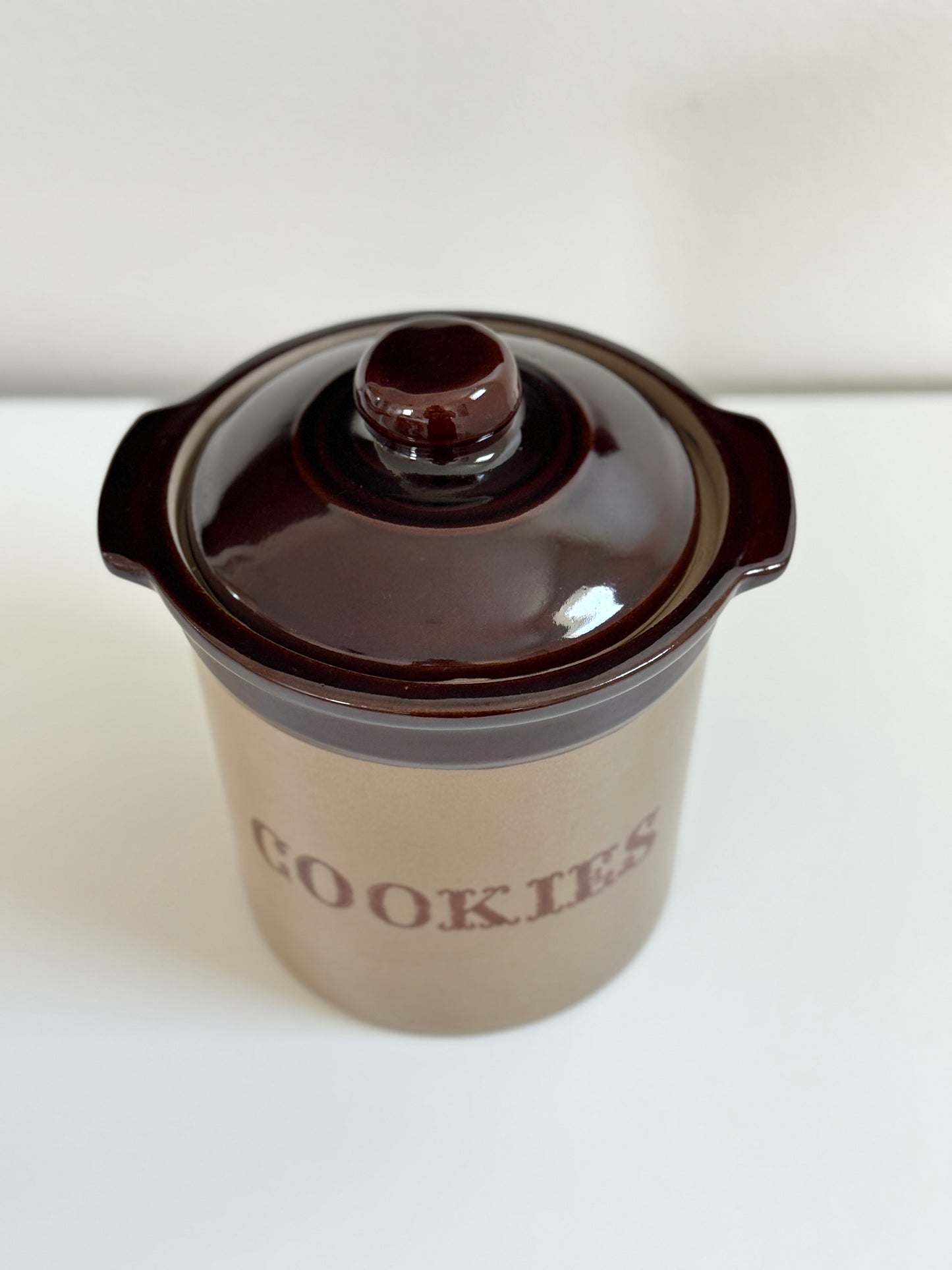 Vintage Stoneware Cookie Jar